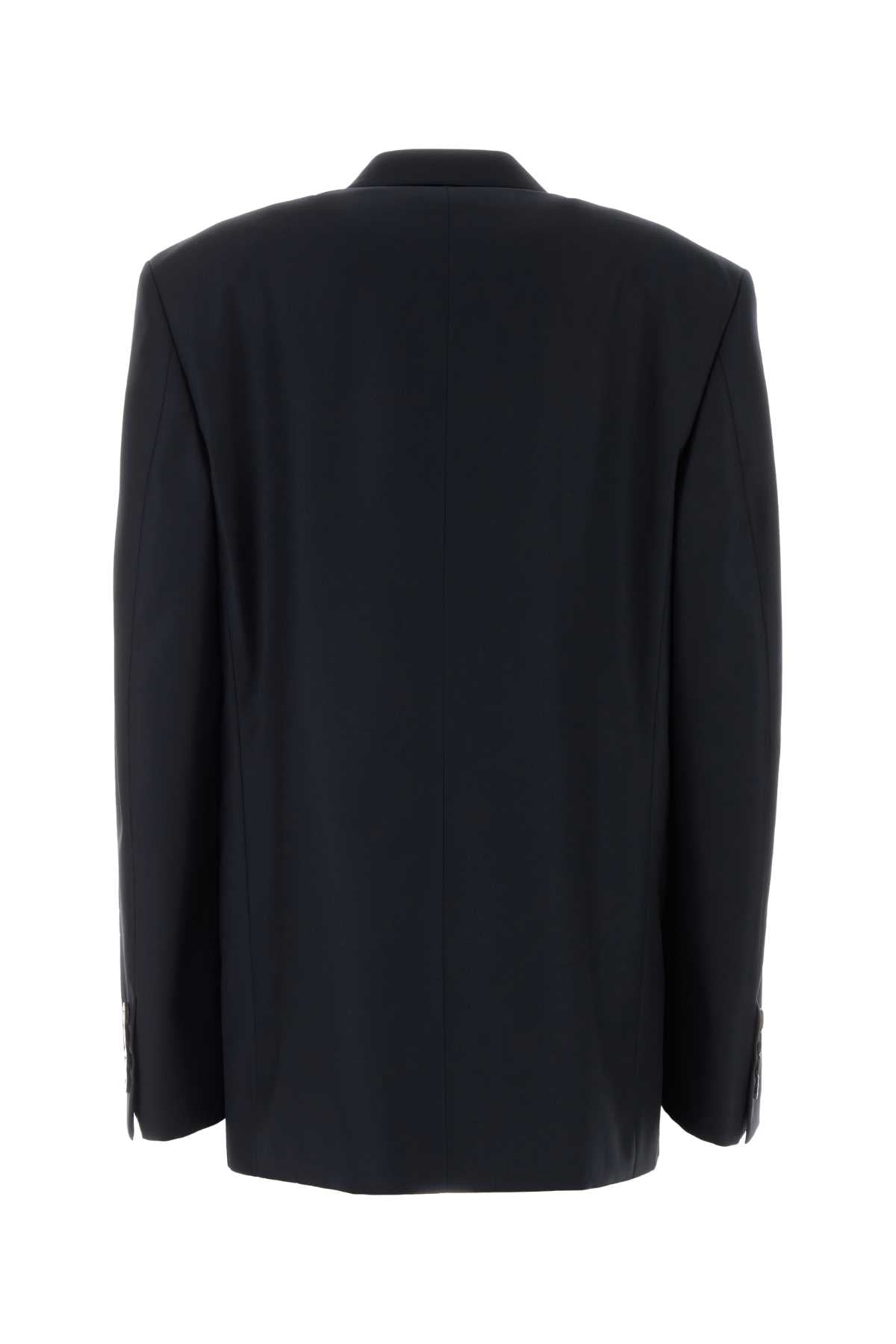 Gucci Women Dark Blue Wool Blazer GUCCI