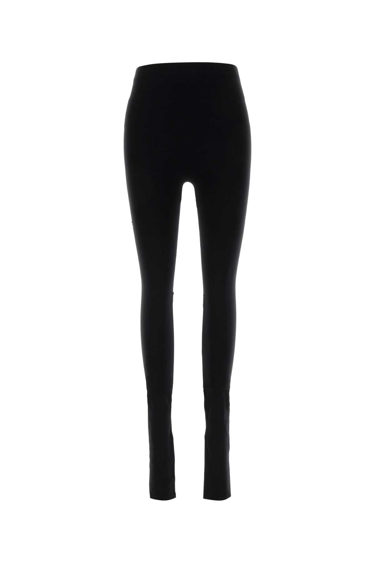 Gucci Women Black Stretch Nylon Leggings GUCCI