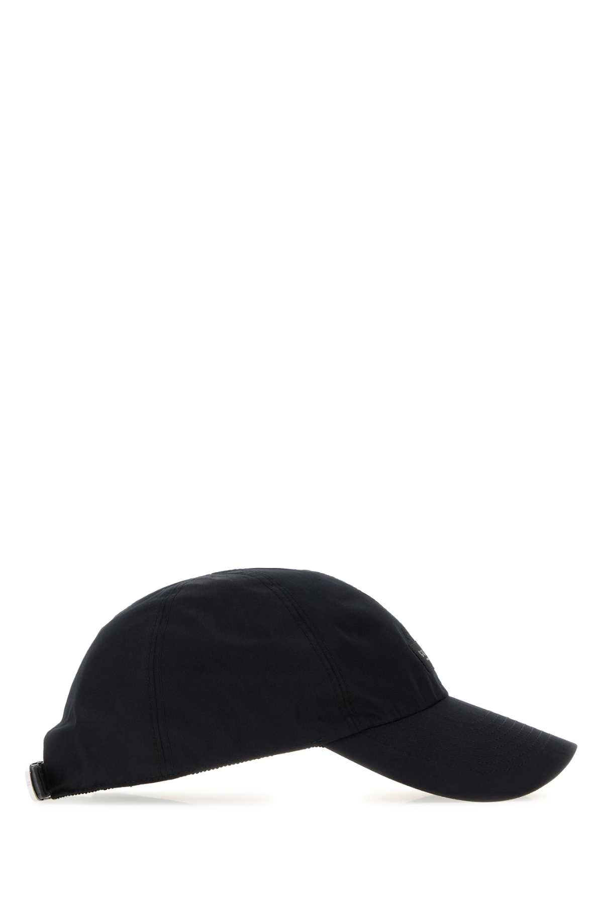 Gucci Men Black Gabardine Baseball Cap GUCCI