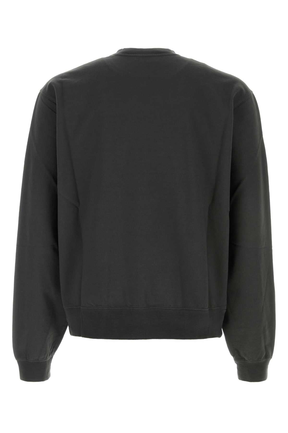 Gucci Men Charcoal Cotton Sweatshirt GUCCI