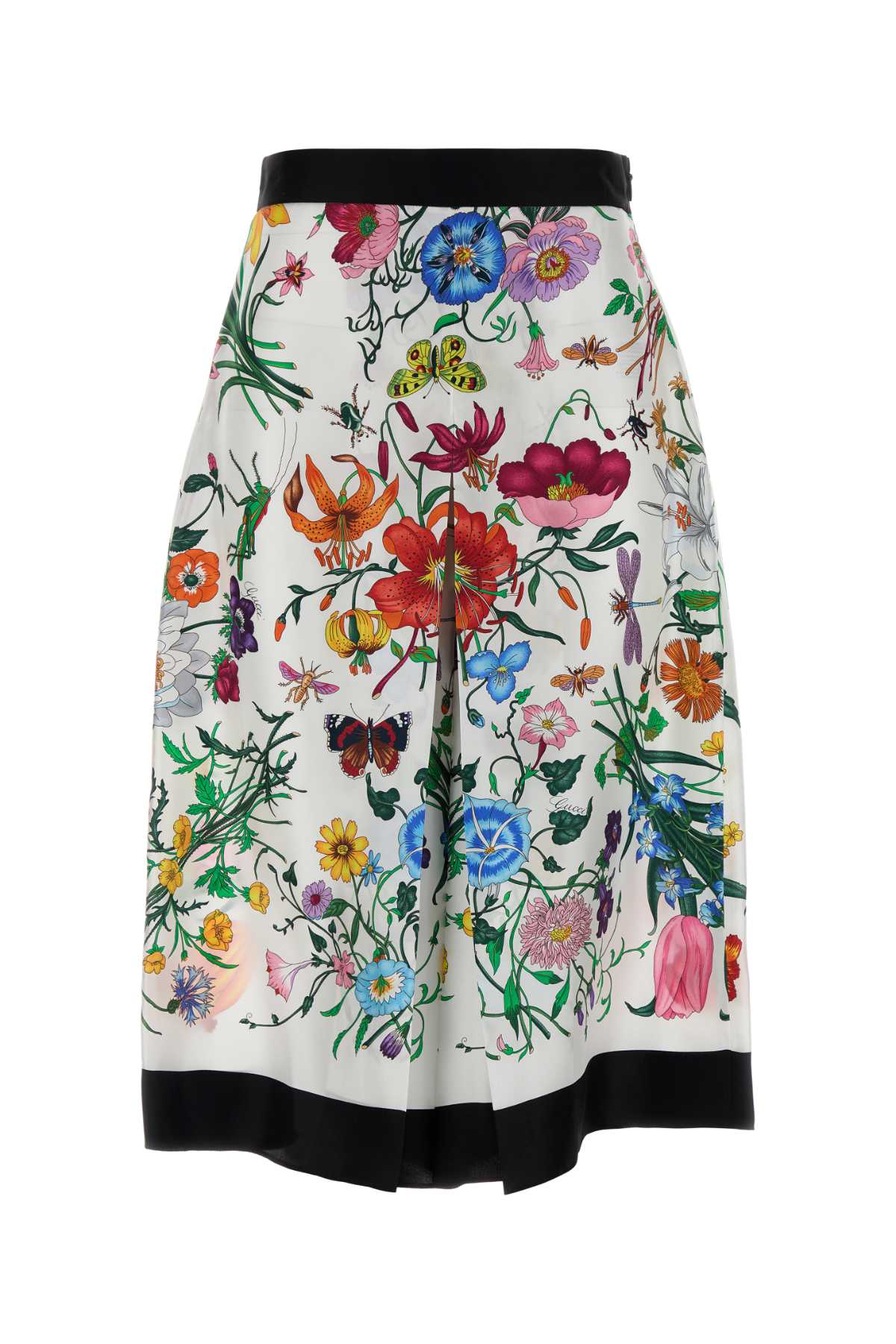Gucci Women Printed Twill Bermuda Shorts GUCCI