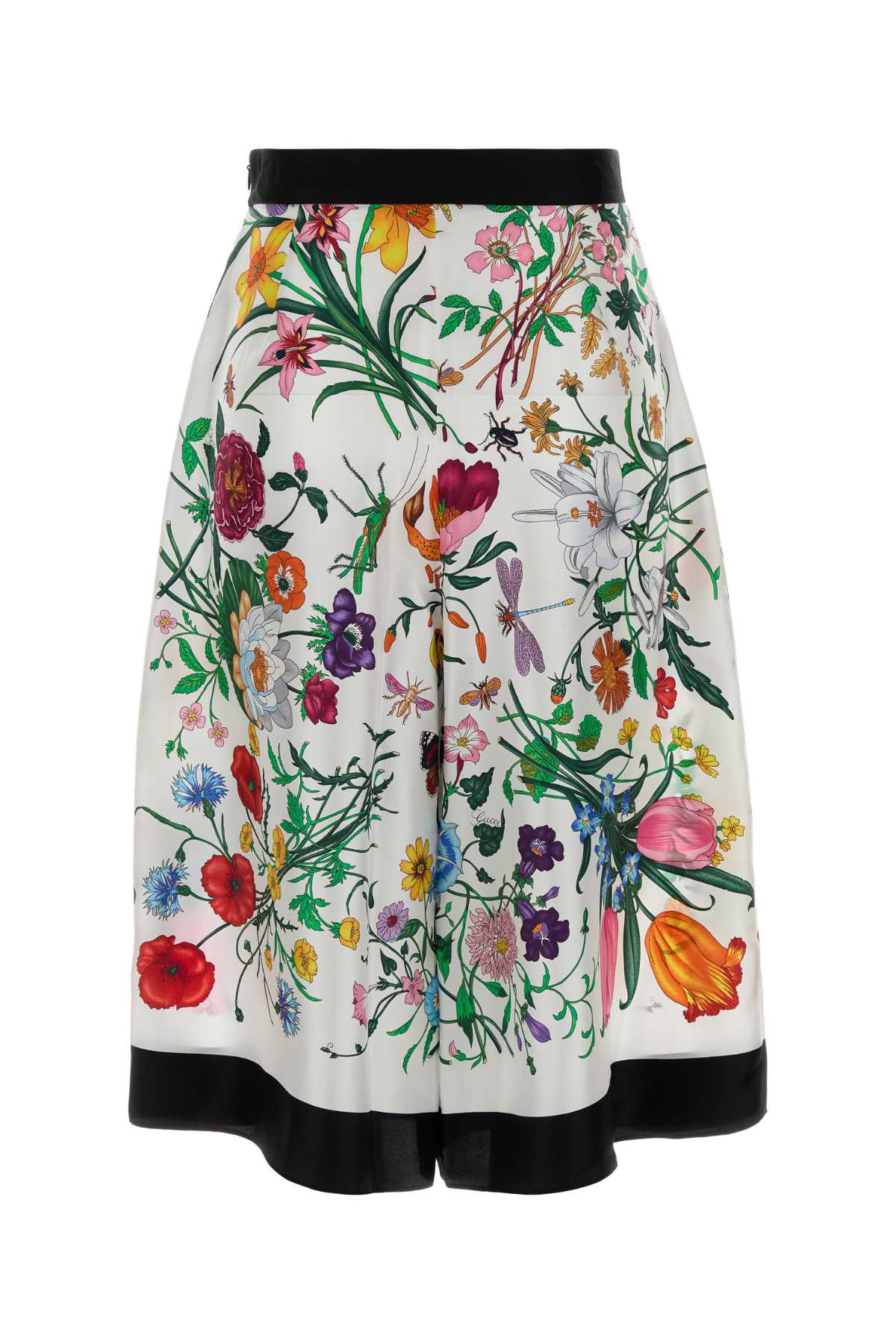 Gucci Women Printed Twill Bermuda Shorts GUCCI