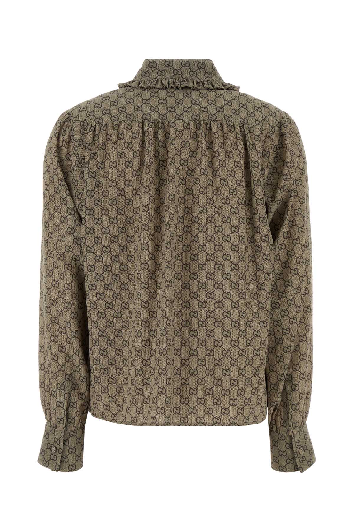 Gucci Women Printed Silk Shirt GUCCI