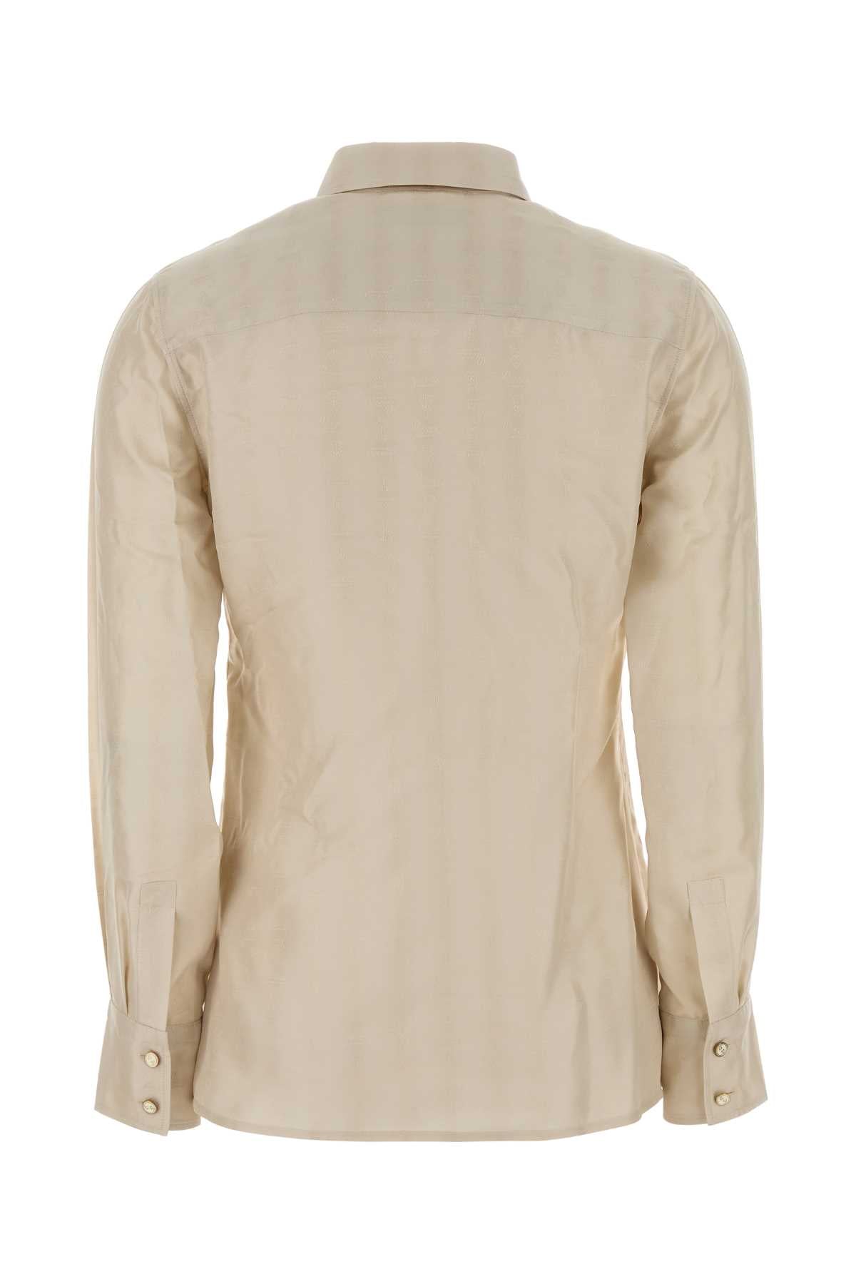 Gucci Women Sand Silk Shirt GUCCI