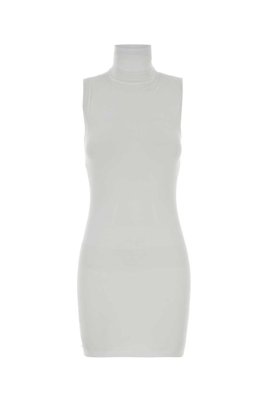 Gucci Women White Stretch Jersey Mini Dress GUCCI
