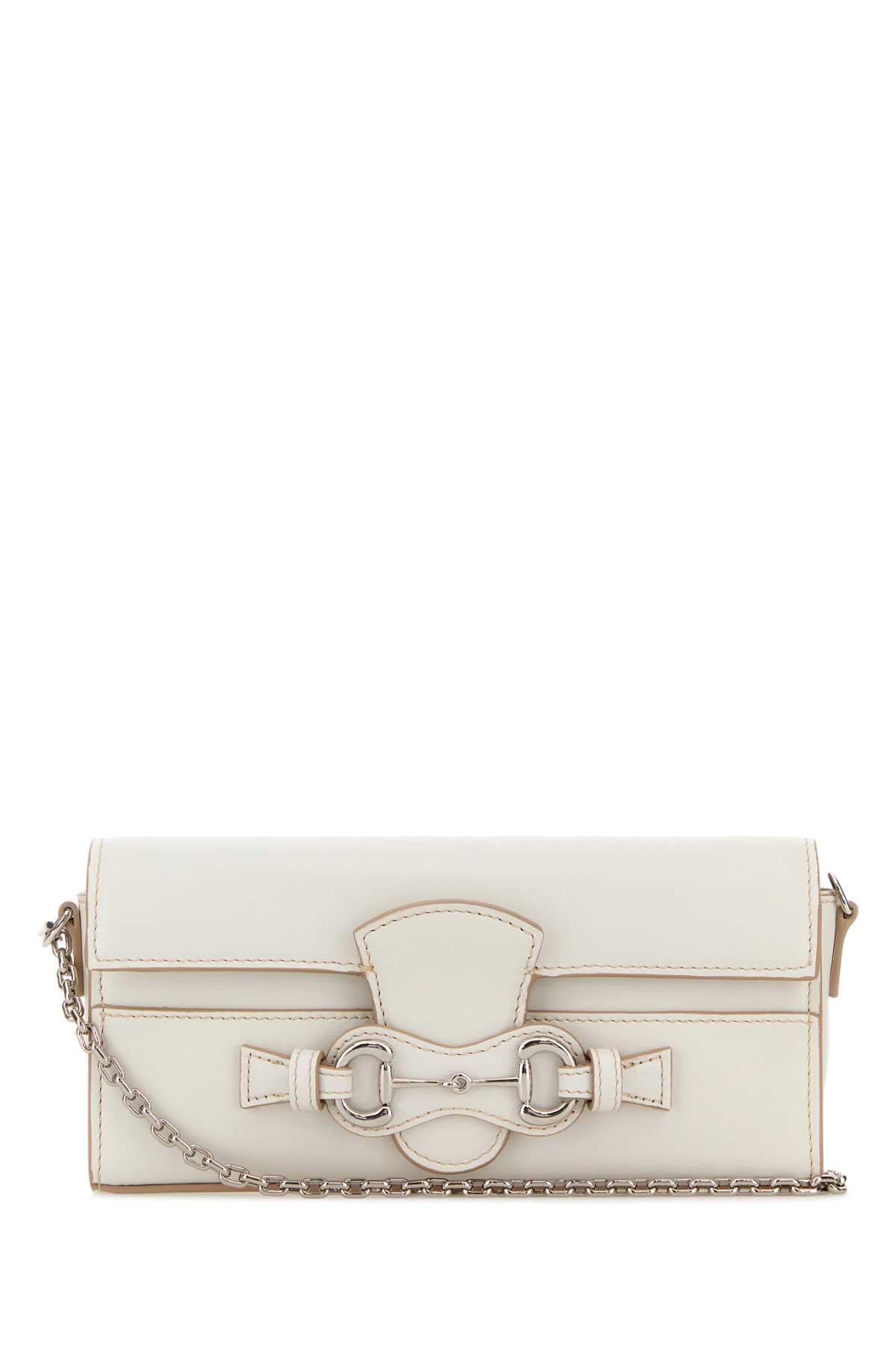 Gucci Women White Leather Crossbody Bag GUCCI