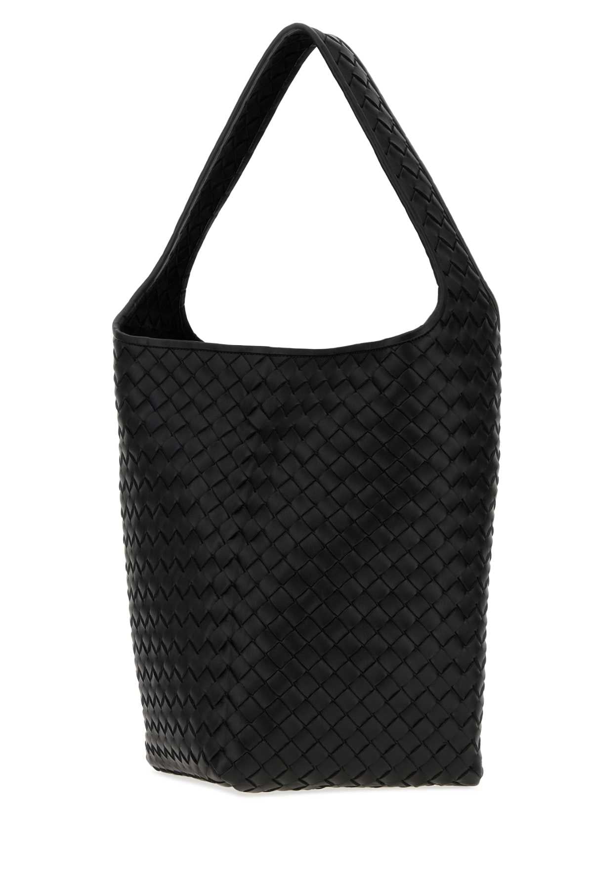Bottega Veneta Men Black Leather Triangolo Shopping Bag BOTTEGA VENETA