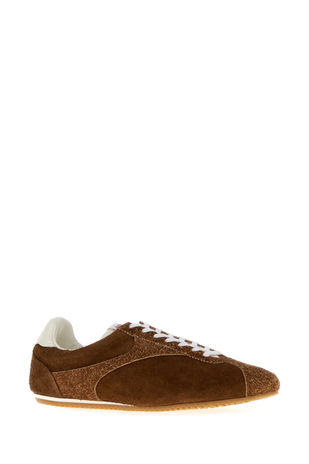 Bottega Veneta Men Brow Suede Sneakers BOTTEGA VENETA