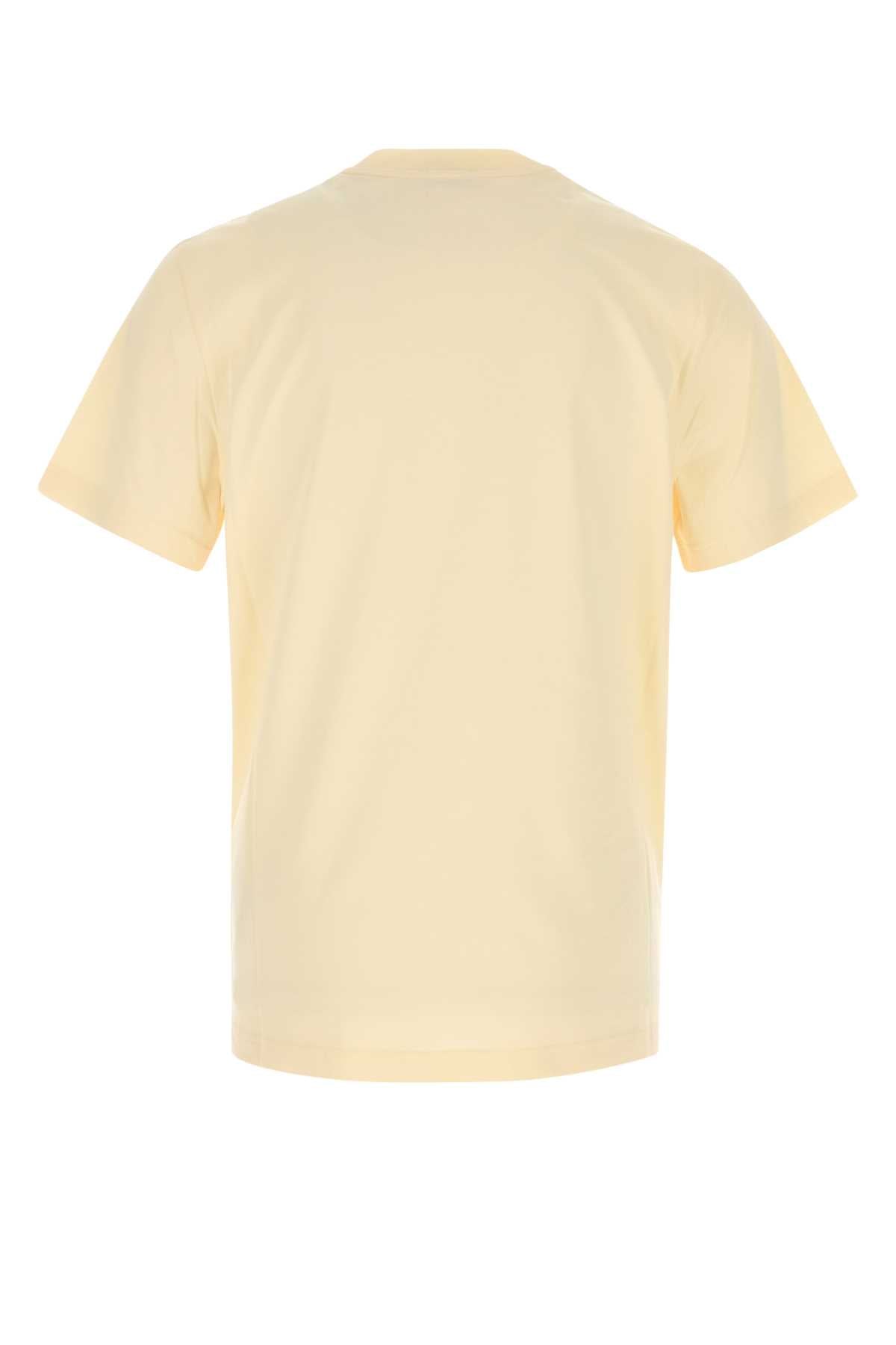 Moncler Men Cream Cotton T-Shirt MONCLER