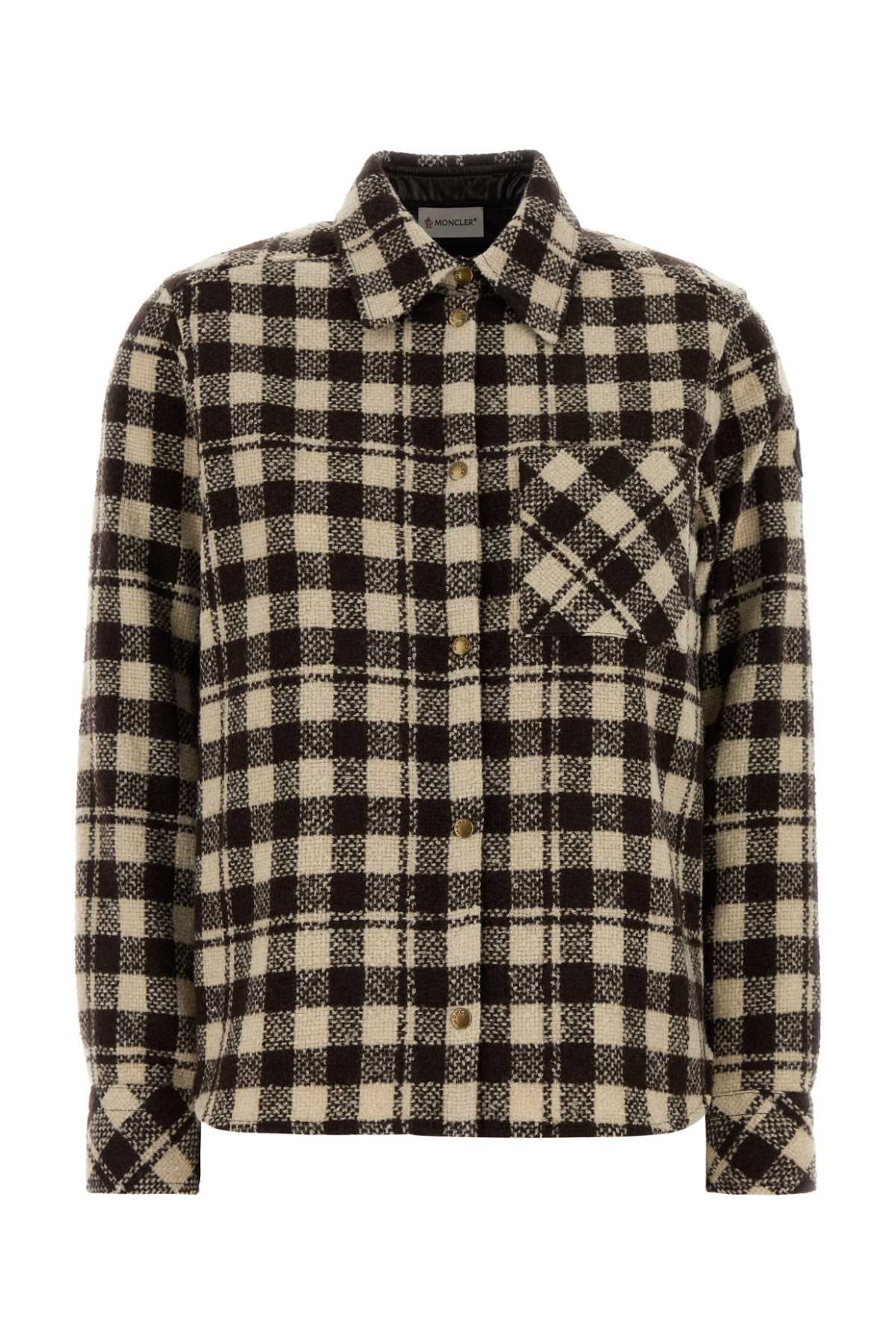 Moncler Women Embroidered Flanell Shirt MONCLER