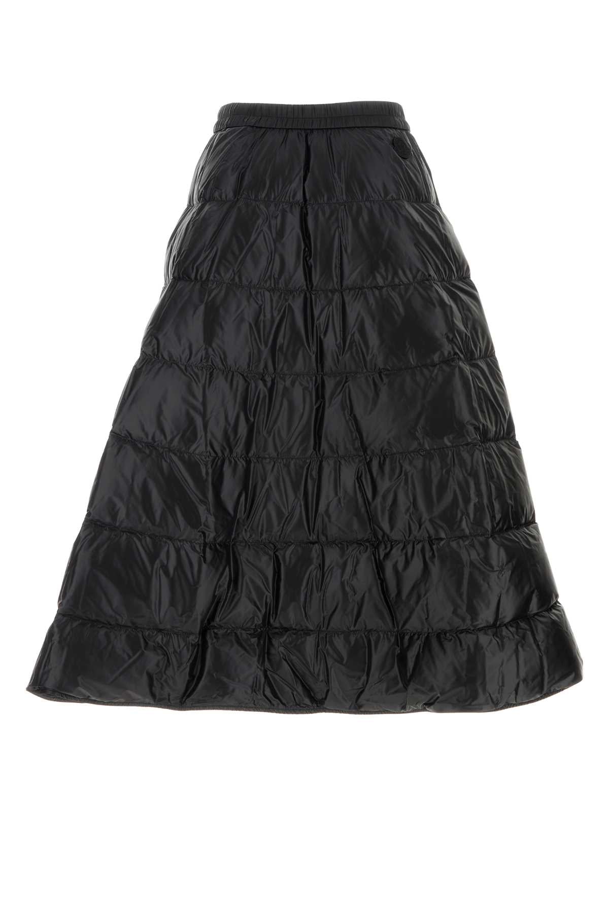 Moncler Women Black Nylon Skirt MONCLER