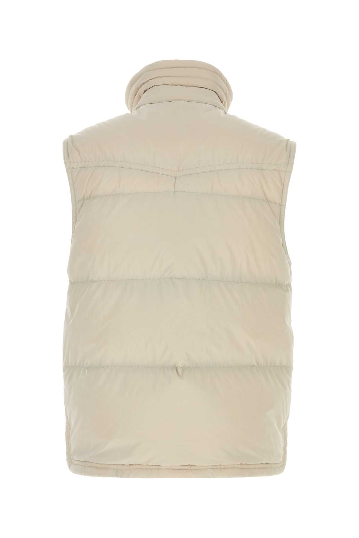Moncler Grenoble Men Sand Polyester Sleeveless Evans Down Jacket MONCLER GRENOBLE