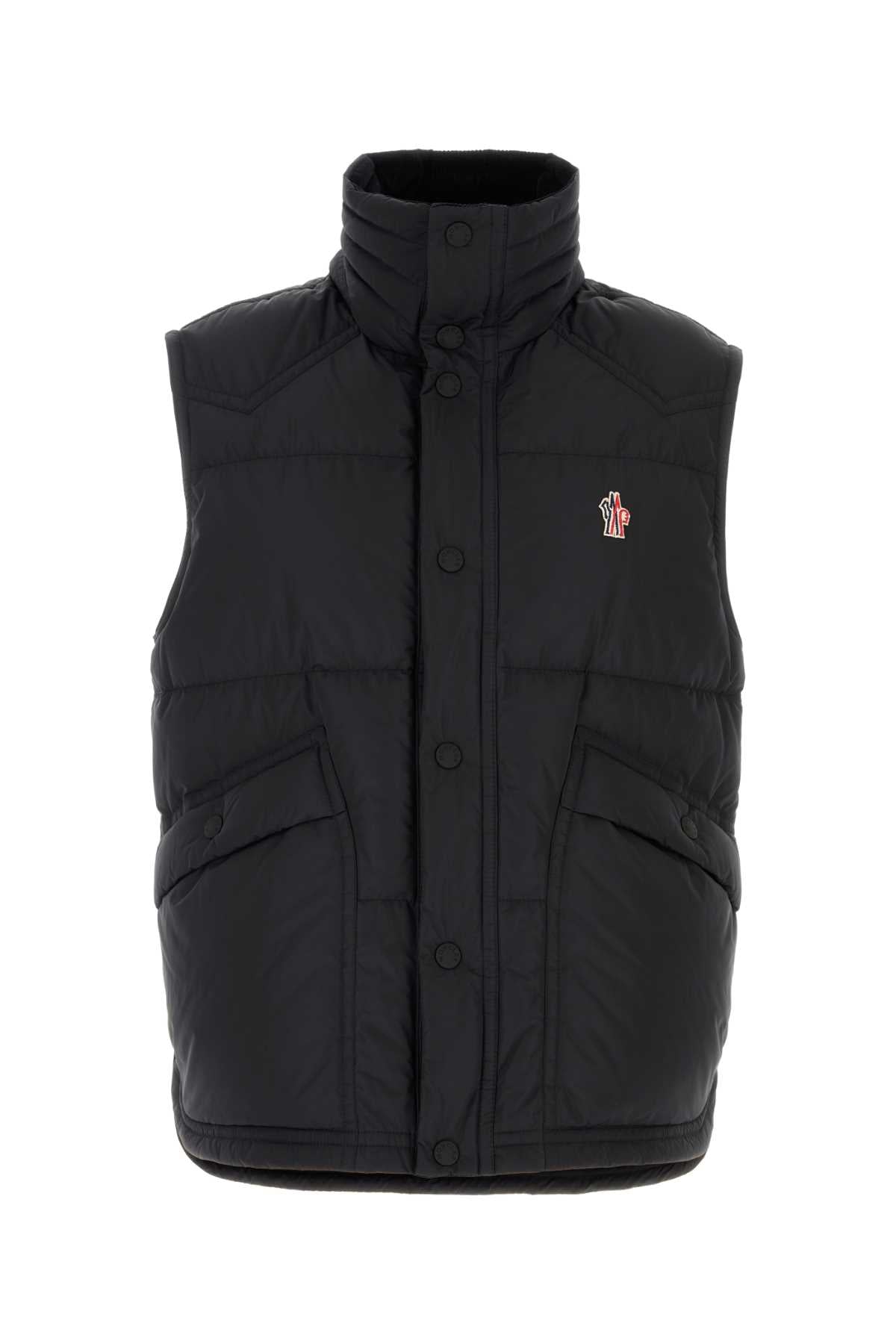 Moncler Grenoble Men Black Polyester Sleeveless Evans Down Jacket MONCLER GRENOBLE