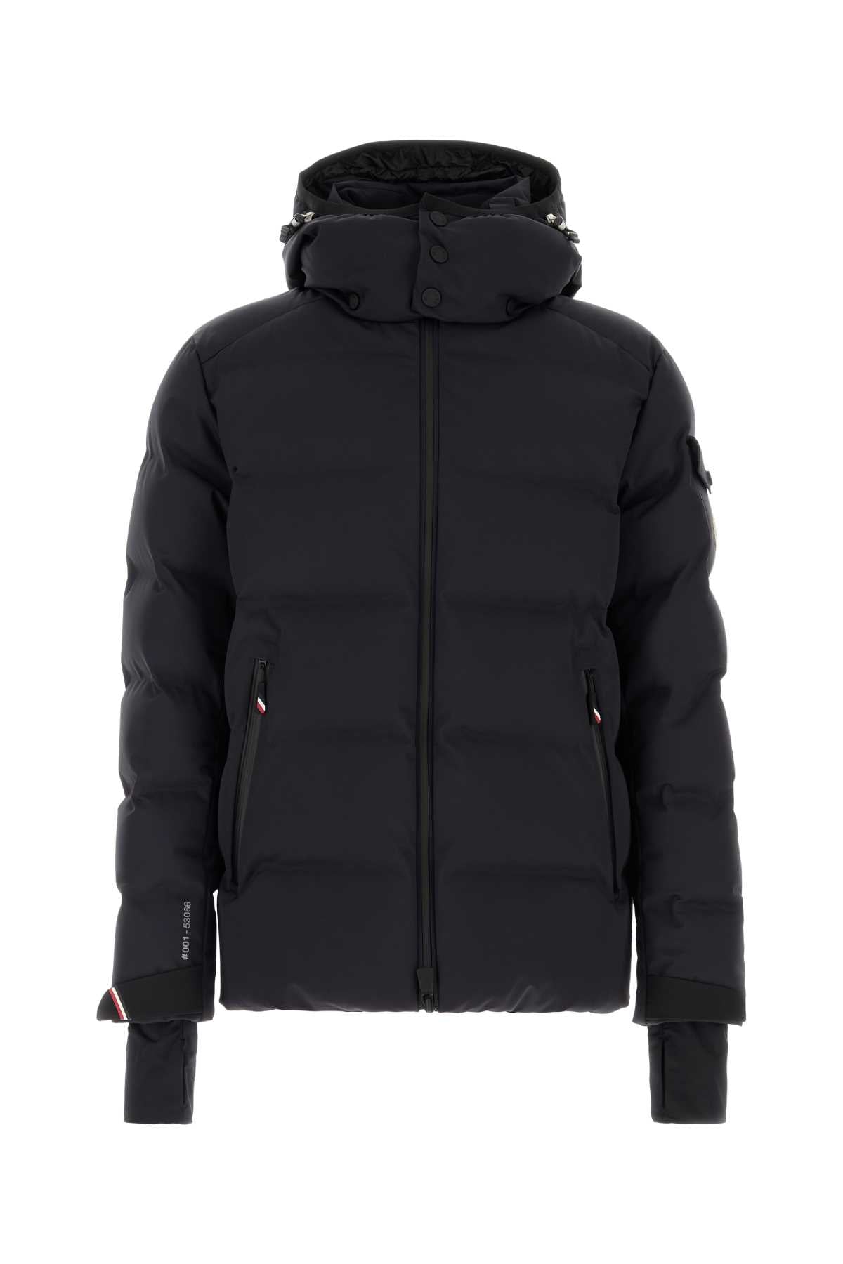 Moncler Grenoble Men Midnight Blue Stretch Nylon Montgetech Down Jacket MONCLER GRENOBLE