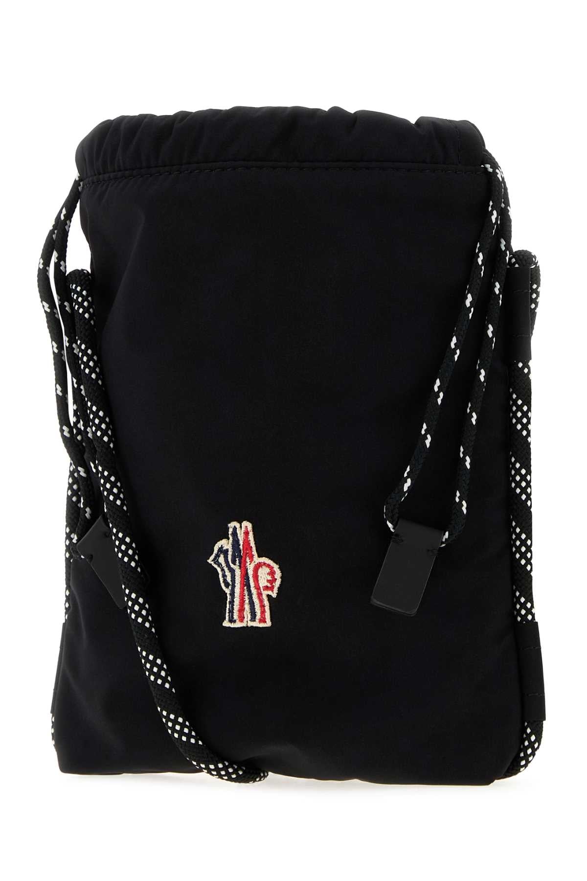 Moncler Grenoble Men Black Fabric Makaio Crossbody Bag MONCLER GRENOBLE