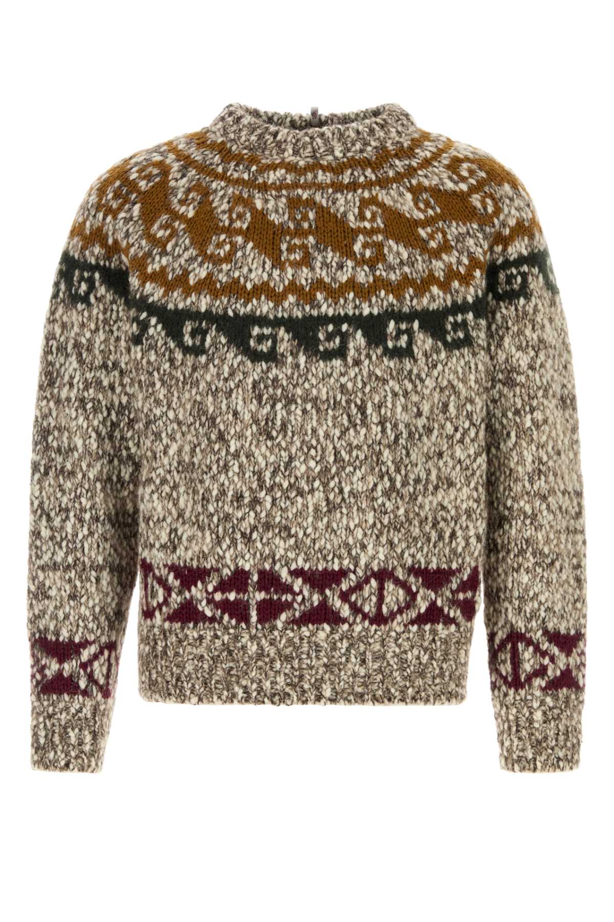 Moncler Grenoble Men Embroidered Wool Blend Sweater MONCLER GRENOBLE