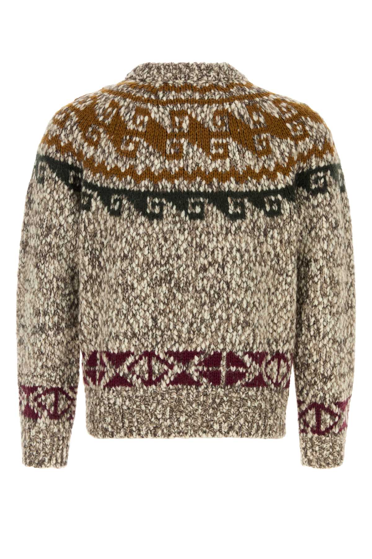 Moncler Grenoble Men Embroidered Wool Blend Sweater MONCLER GRENOBLE