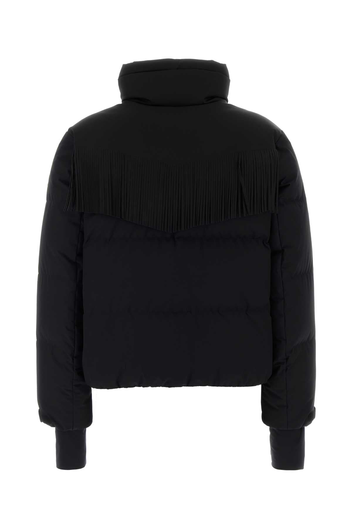 Moncler Grenoble Women Black Stretch Nylon Bessin Down Jacket MONCLER GRENOBLE