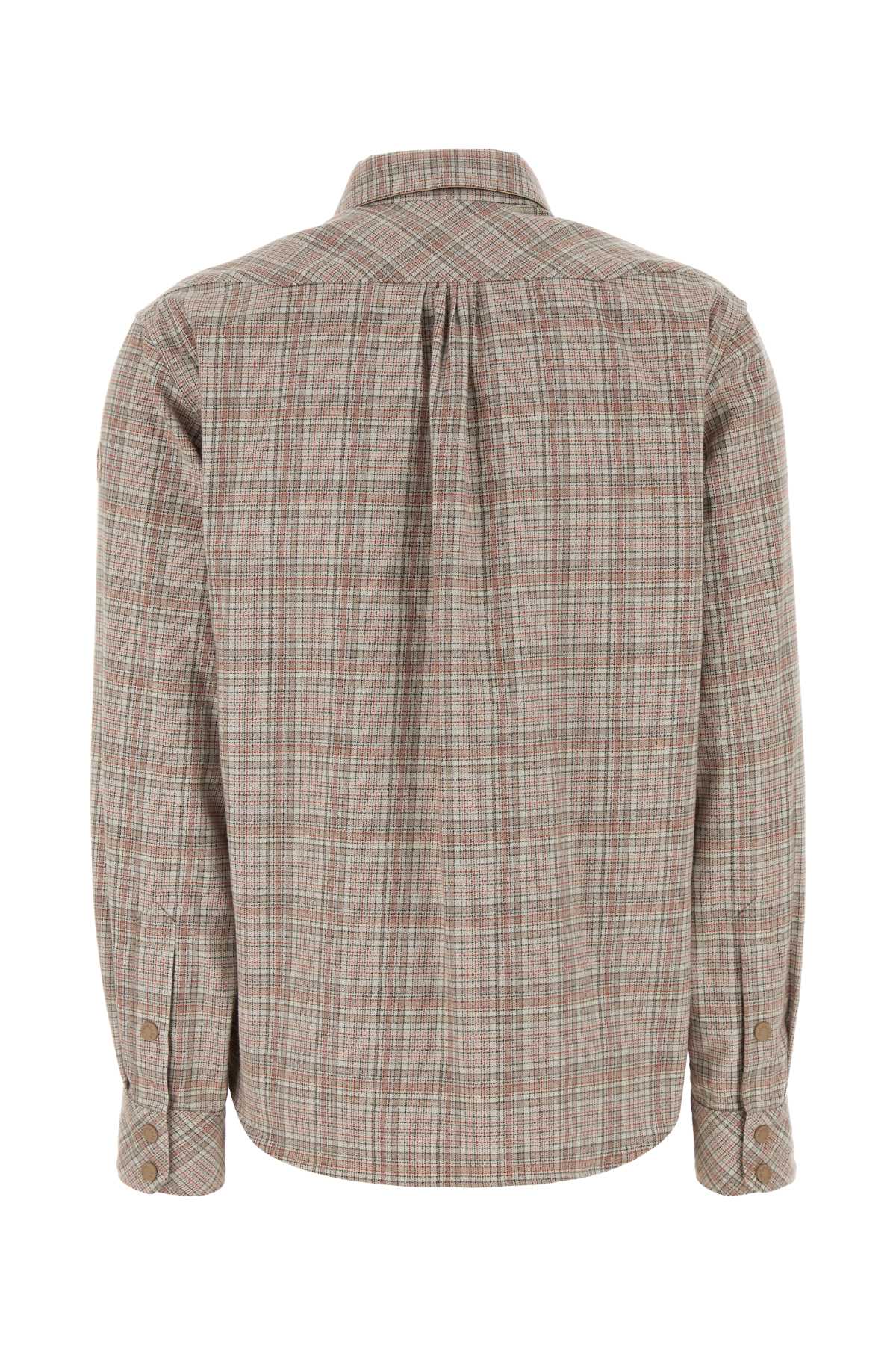 Moncler Grenoble Women Embroidered Flannel Shirt MONCLER GRENOBLE