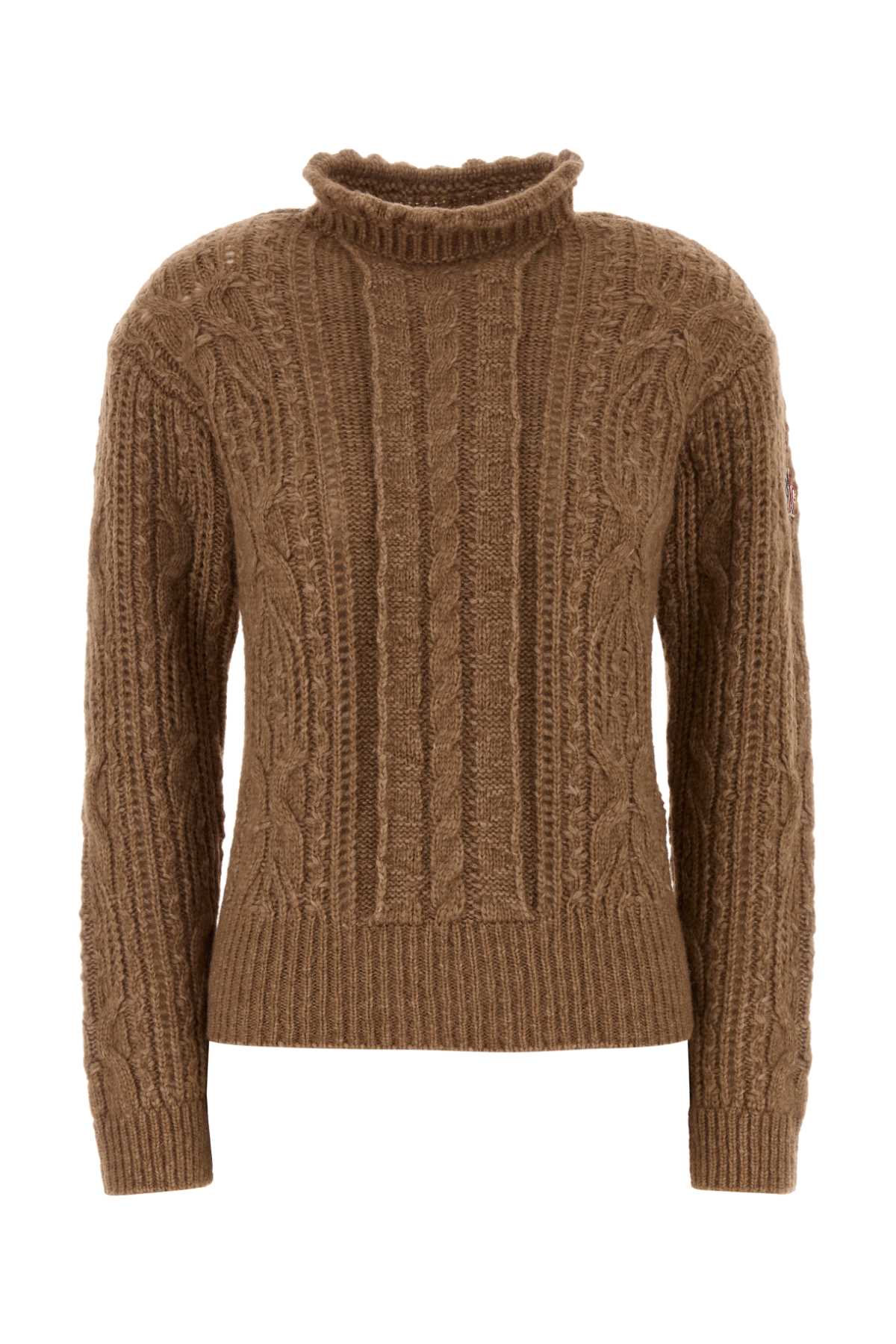 Moncler Grenoble Women Biscuit Alpaca Blend Sweater MONCLER GRENOBLE