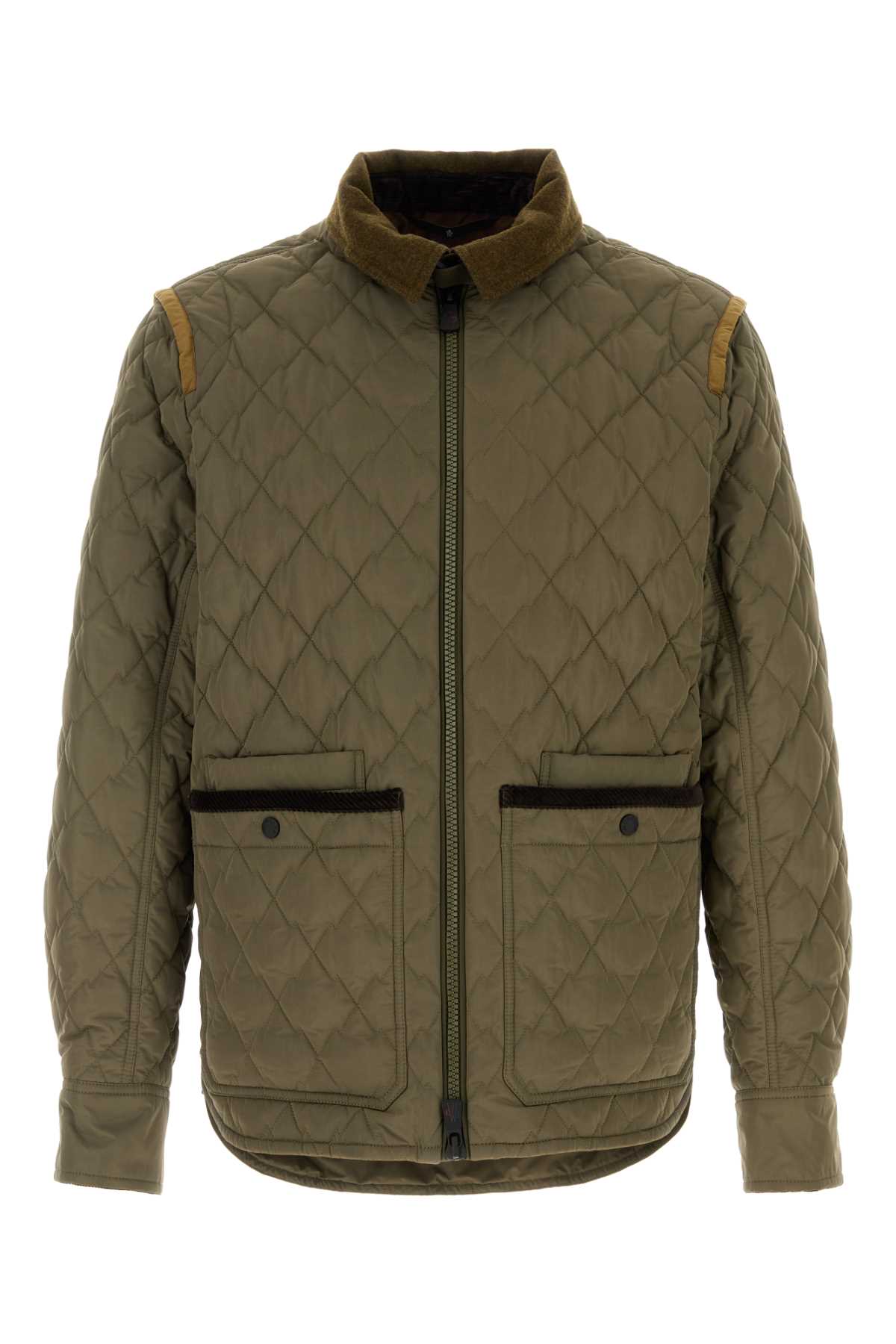 Moncler Grenoble Men Olive Green Polyester Soleil Down Jacket MONCLER GRENOBLE
