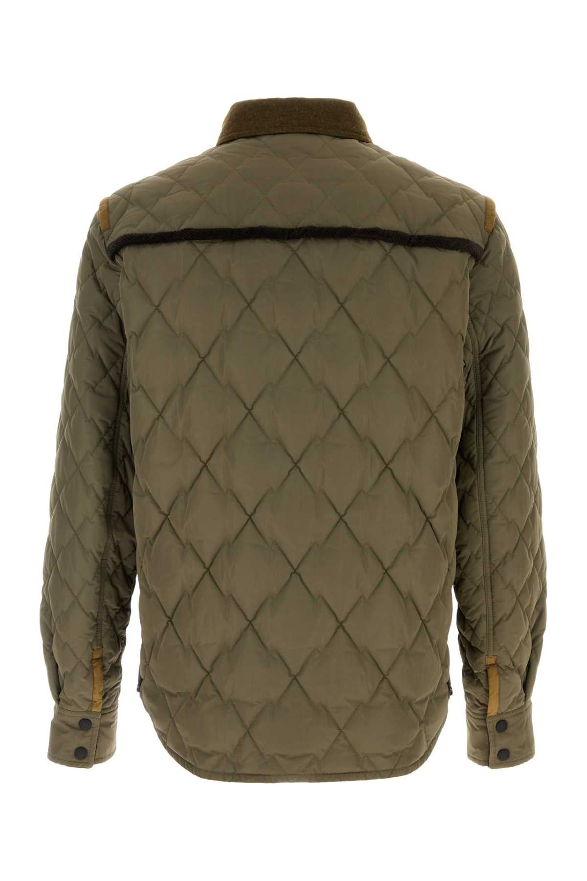 Moncler Grenoble Men Olive Green Polyester Soleil Down Jacket MONCLER GRENOBLE
