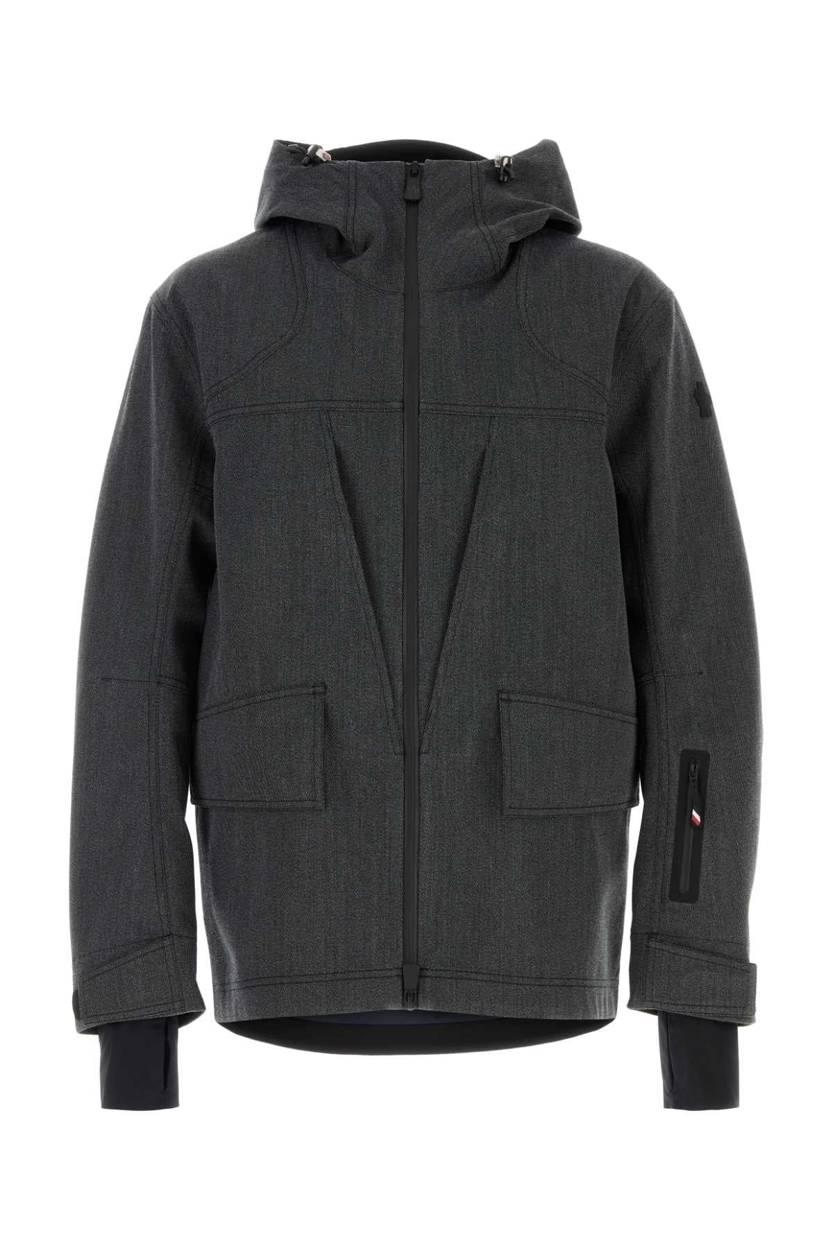 Moncler Grenoble Men Dark Grey Wool Ardiden Jacket MONCLER GRENOBLE