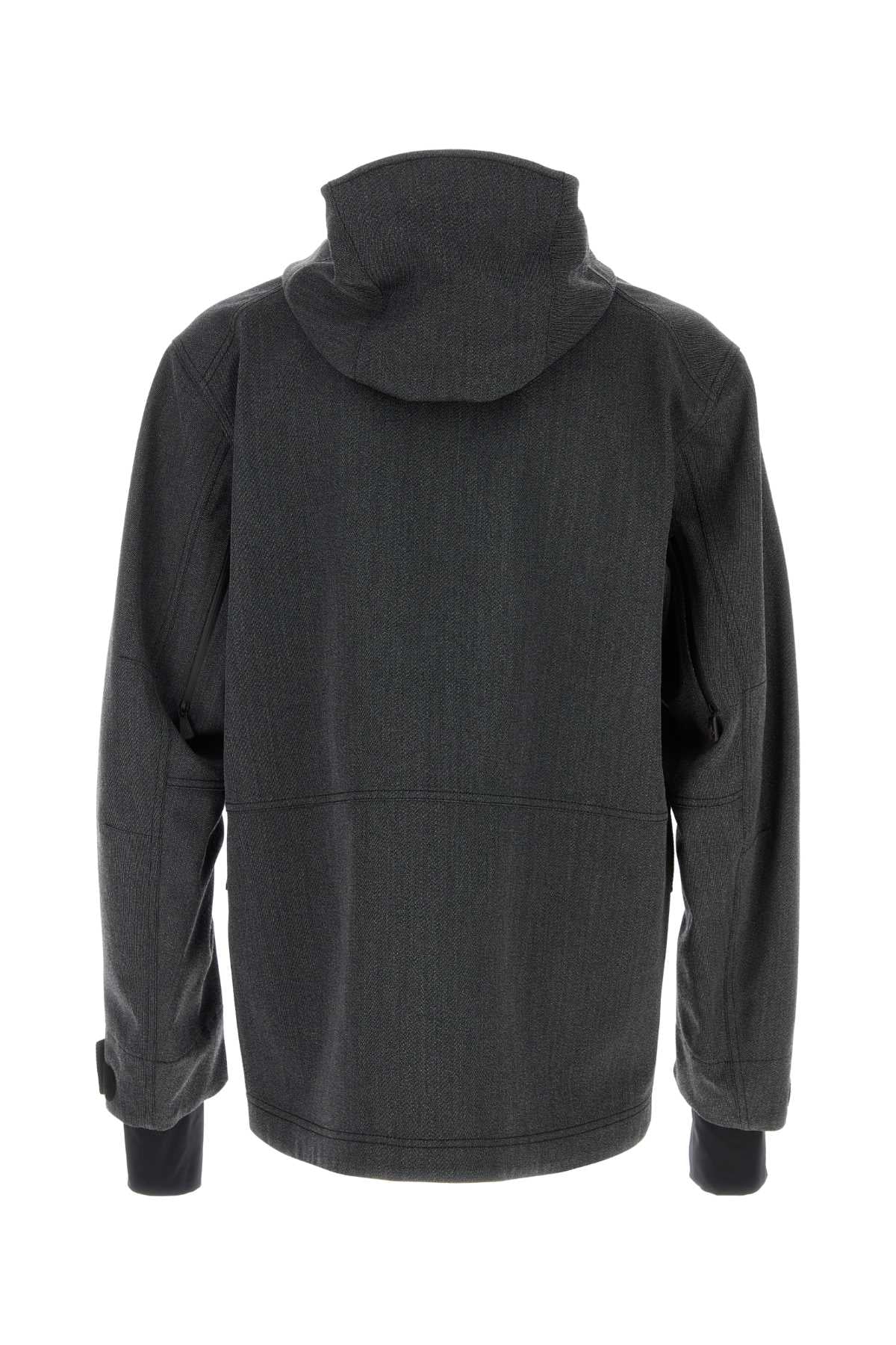Moncler Grenoble Men Dark Grey Wool Ardiden Jacket MONCLER GRENOBLE