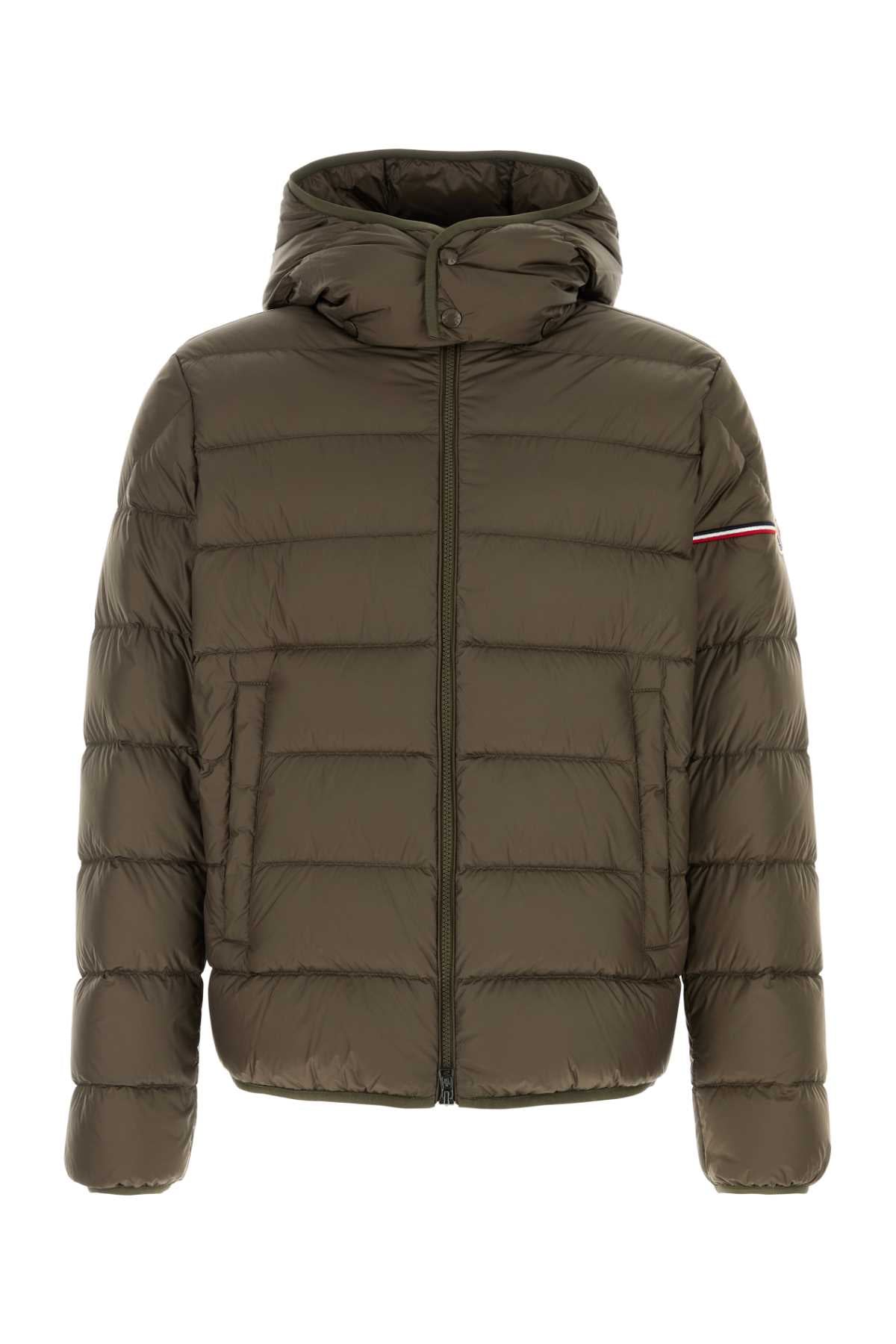 Moncler Men Mud Nylon Ravenlock Down Jacket MONCLER