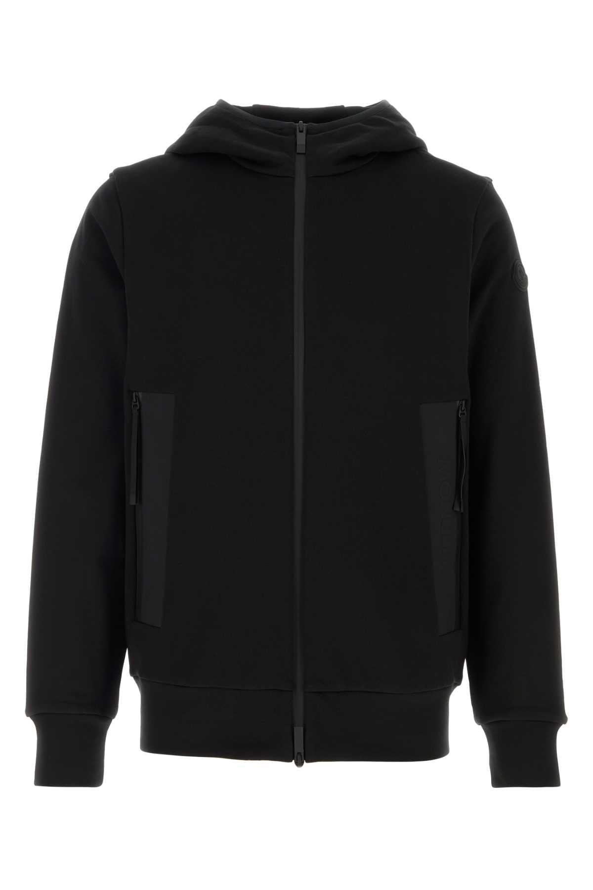 Moncler Men Black Jersey Sweatshirt MONCLER