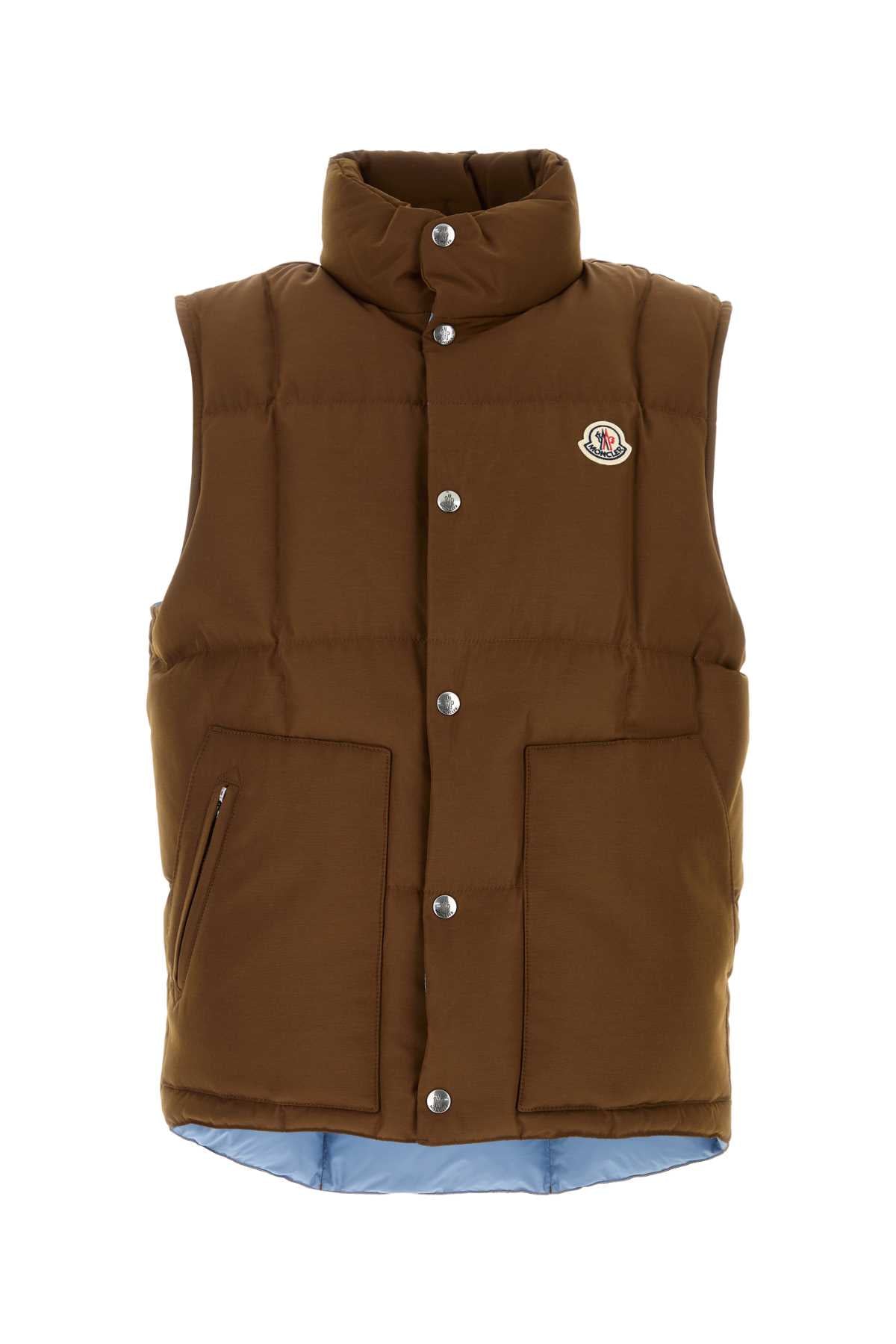 Moncler Men Chocolate Polyester Blend Brumelune Down Jacket MONCLER