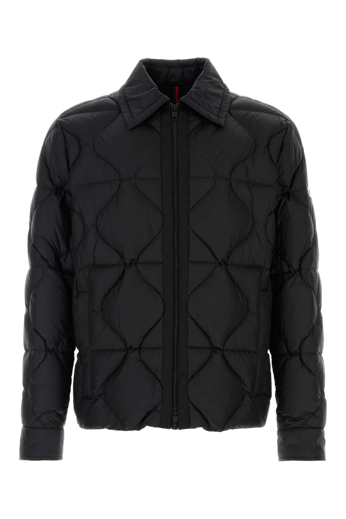 Moncler Men Black Nylon Ashmere Down Jacket MONCLER