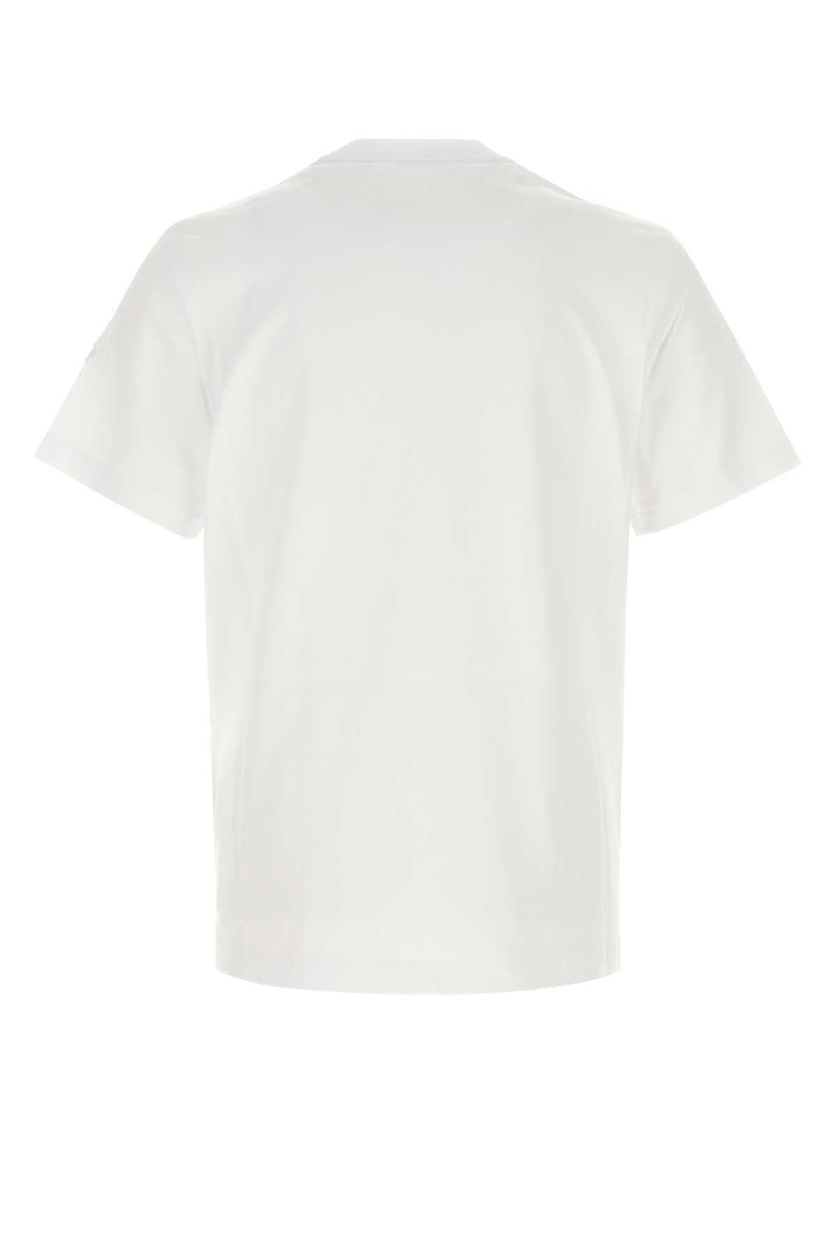 Moncler Men White Cotton T-Shirt MONCLER