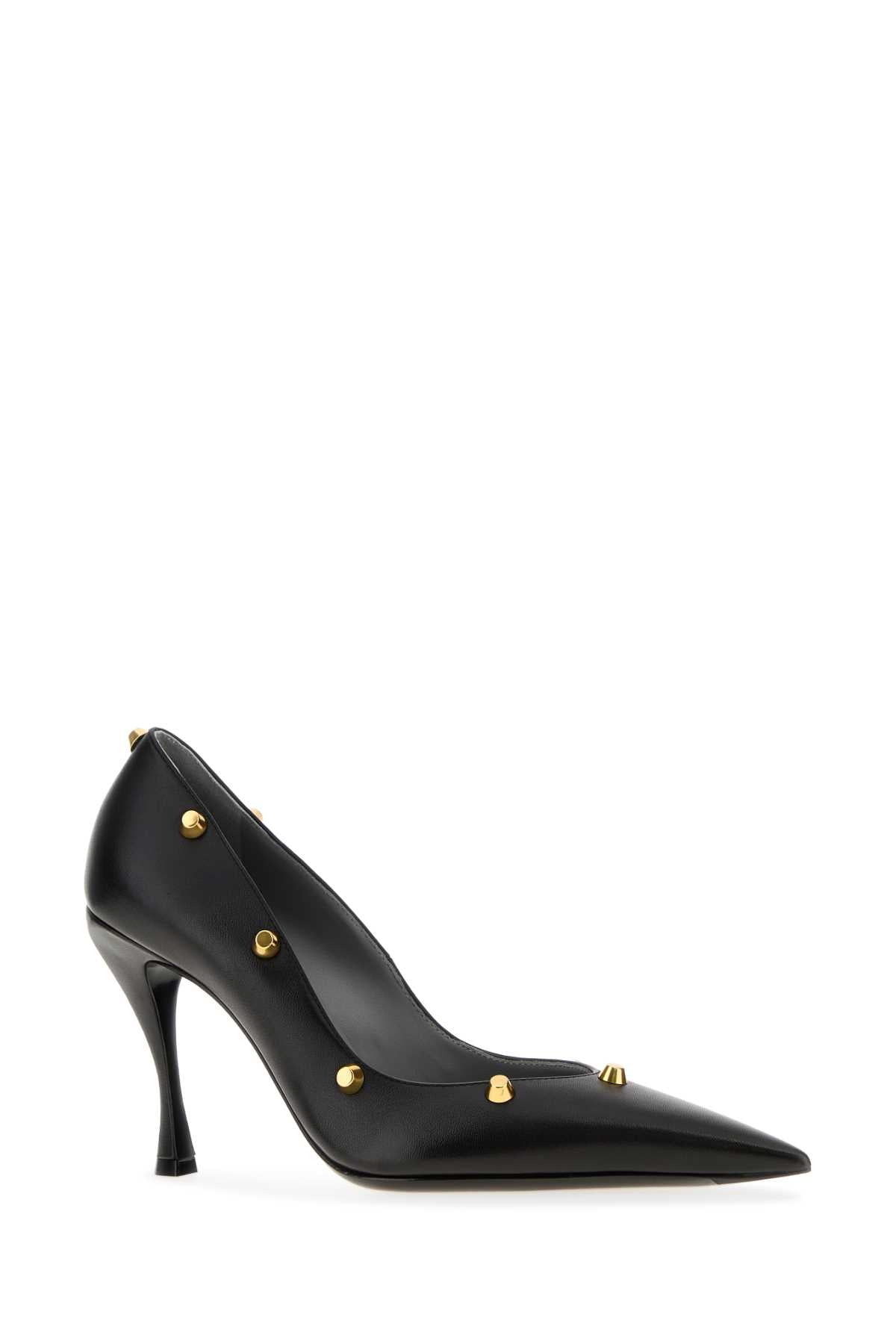 Balenciaga Women Black Leather Midnight City 95 Pumps BALENCIAGA