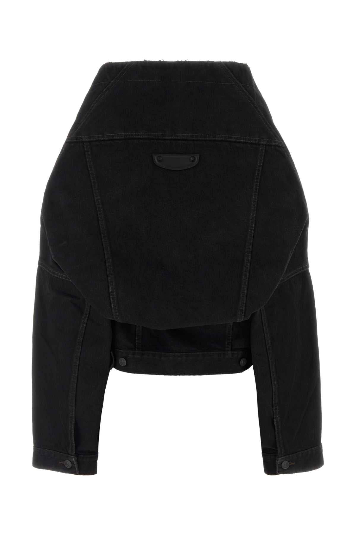 Balenciaga Women Black Denim Jacket BALENCIAGA