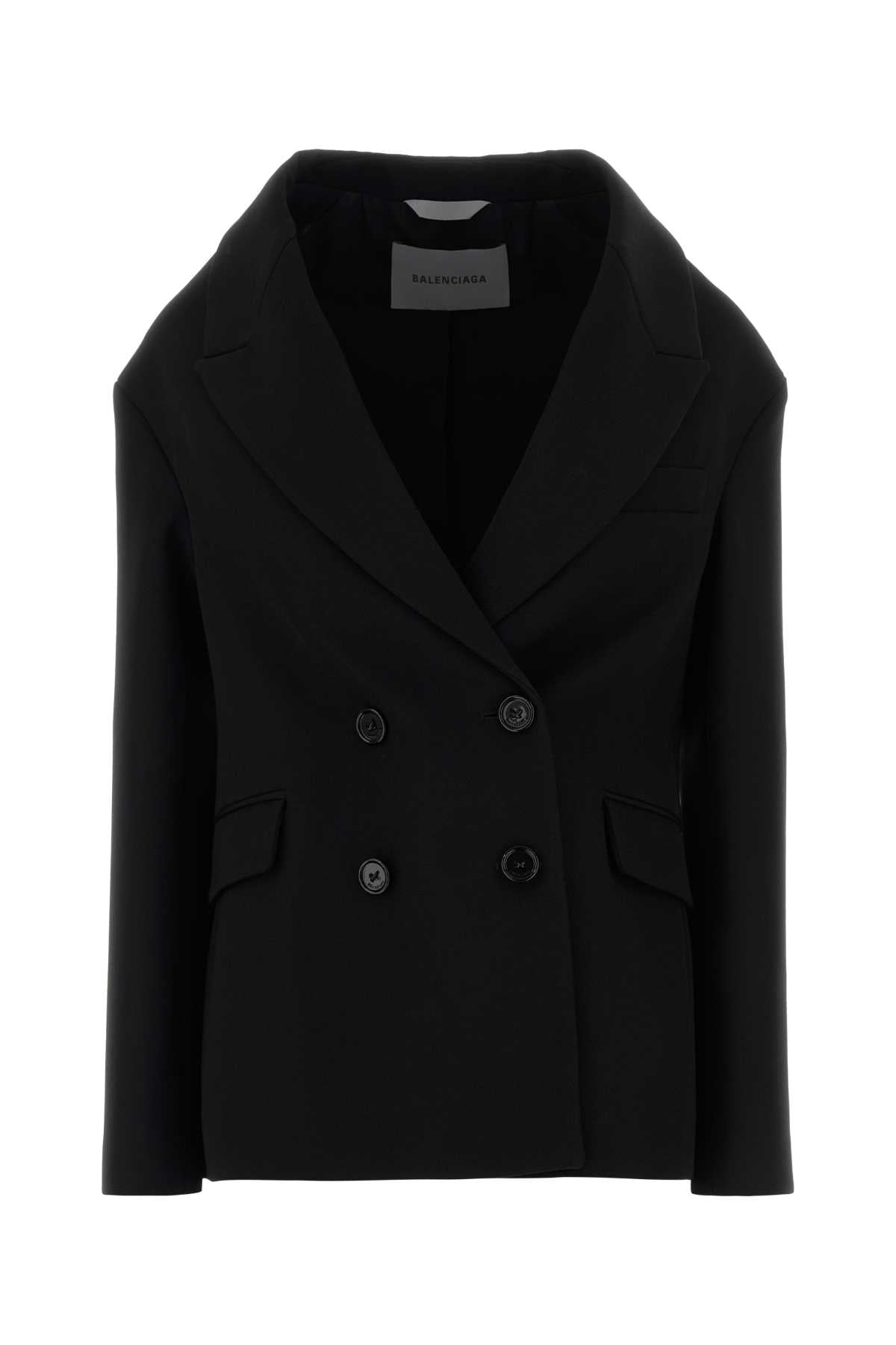 Balenciaga Women Black Wool Blazer BALENCIAGA