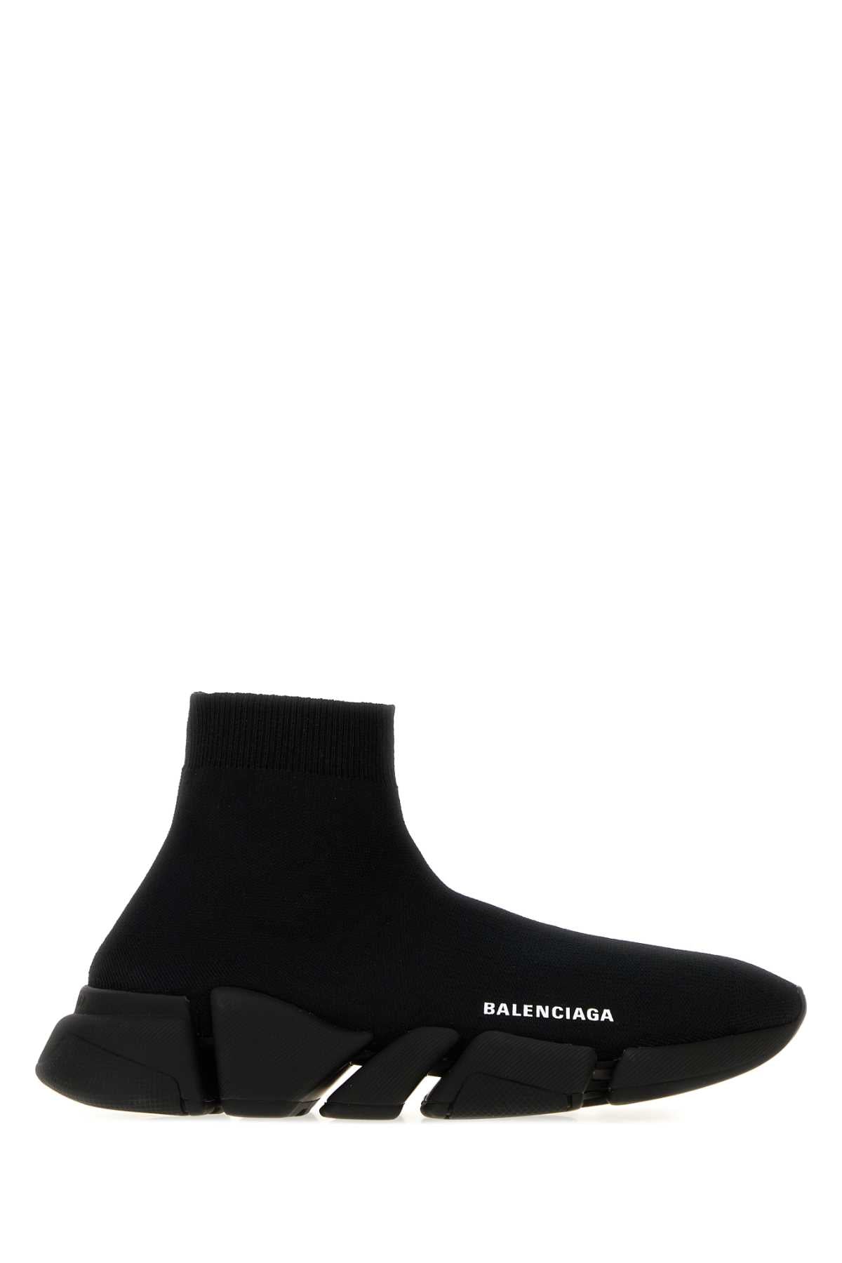 Balenciaga Women Black Stretch Nylon Speed 2.0 Sneakers BALENCIAGA