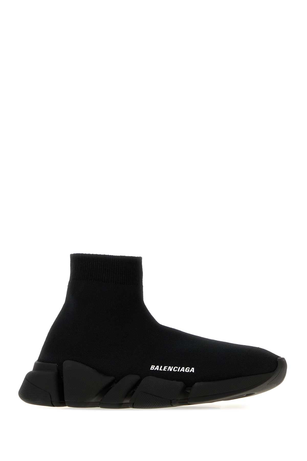 Balenciaga Women Black Stretch Nylon Speed 2.0 Sneakers BALENCIAGA