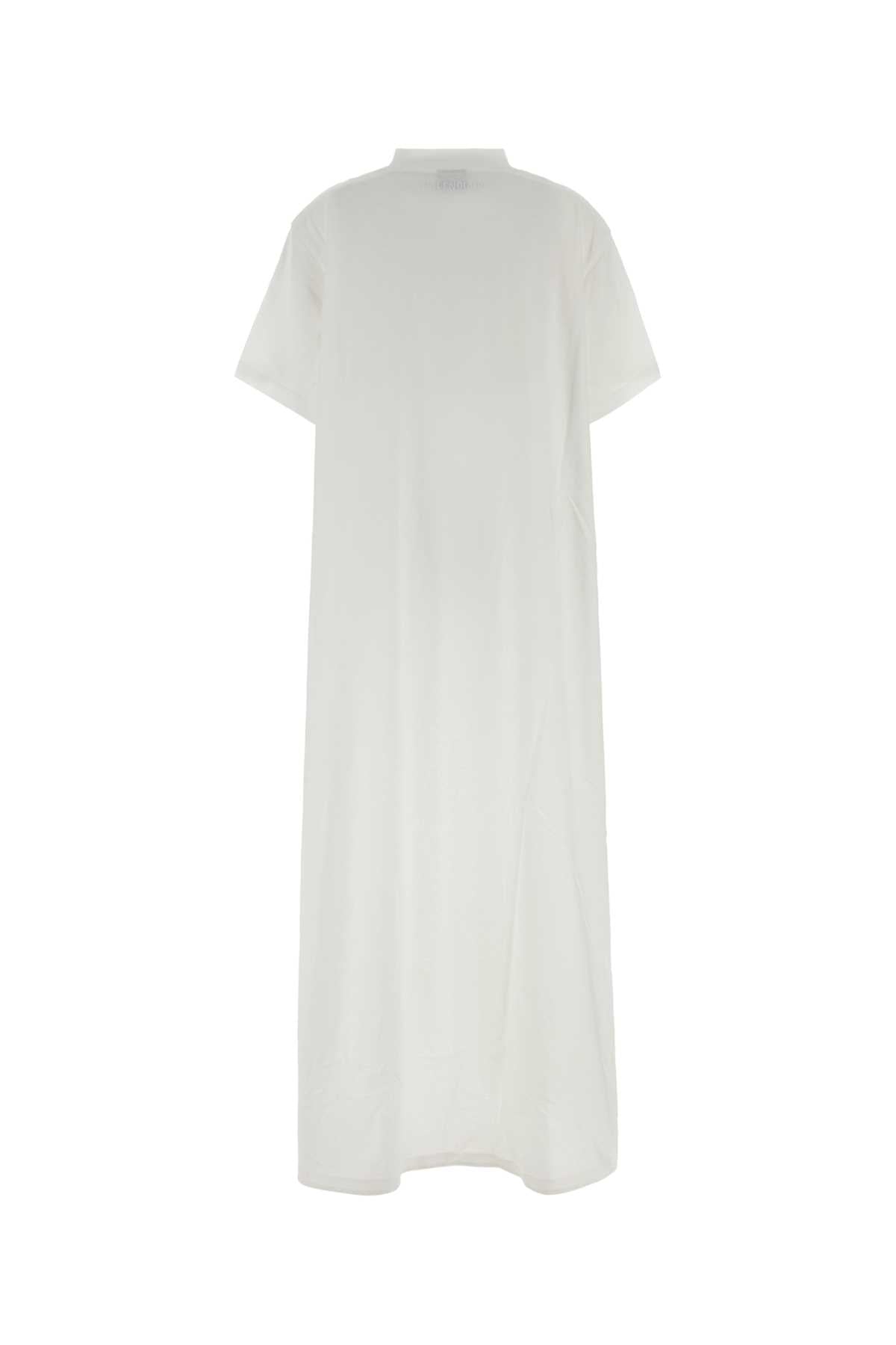 Balenciaga Women White Cotton Blend T-Shirt BALENCIAGA