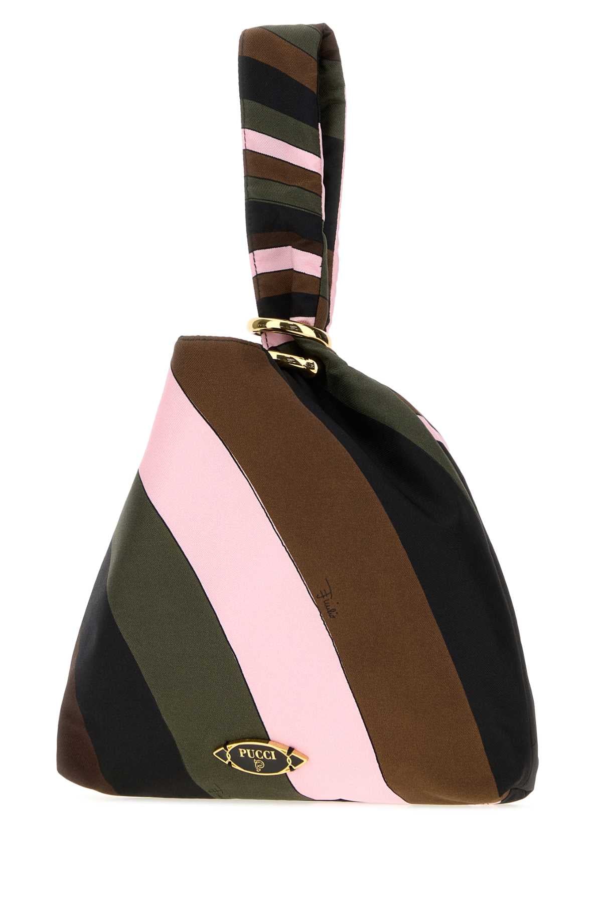 Emilio Pucci Women Printed Twill Emilio Handbag PUCCI