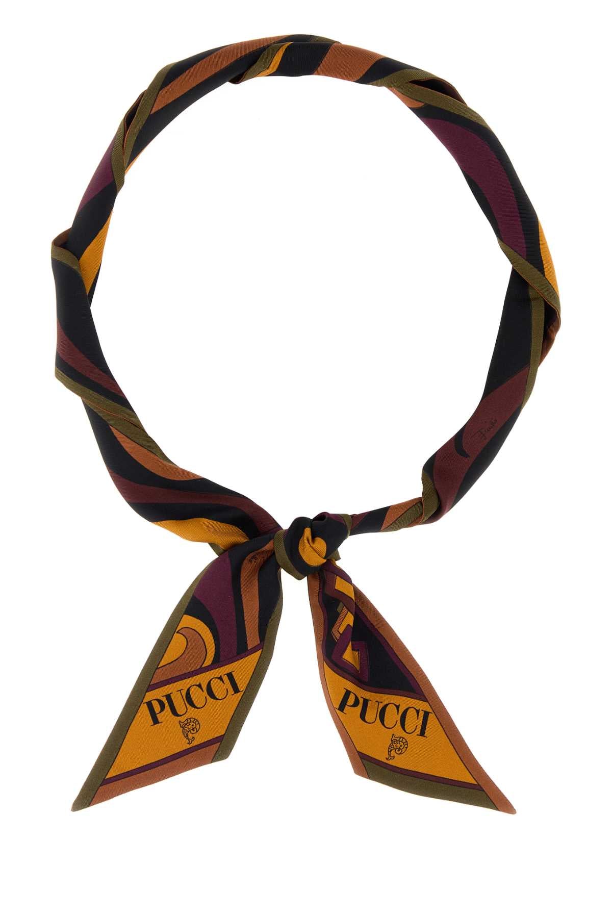 Emilio Pucci Women Printed Twill Foulard PUCCI
