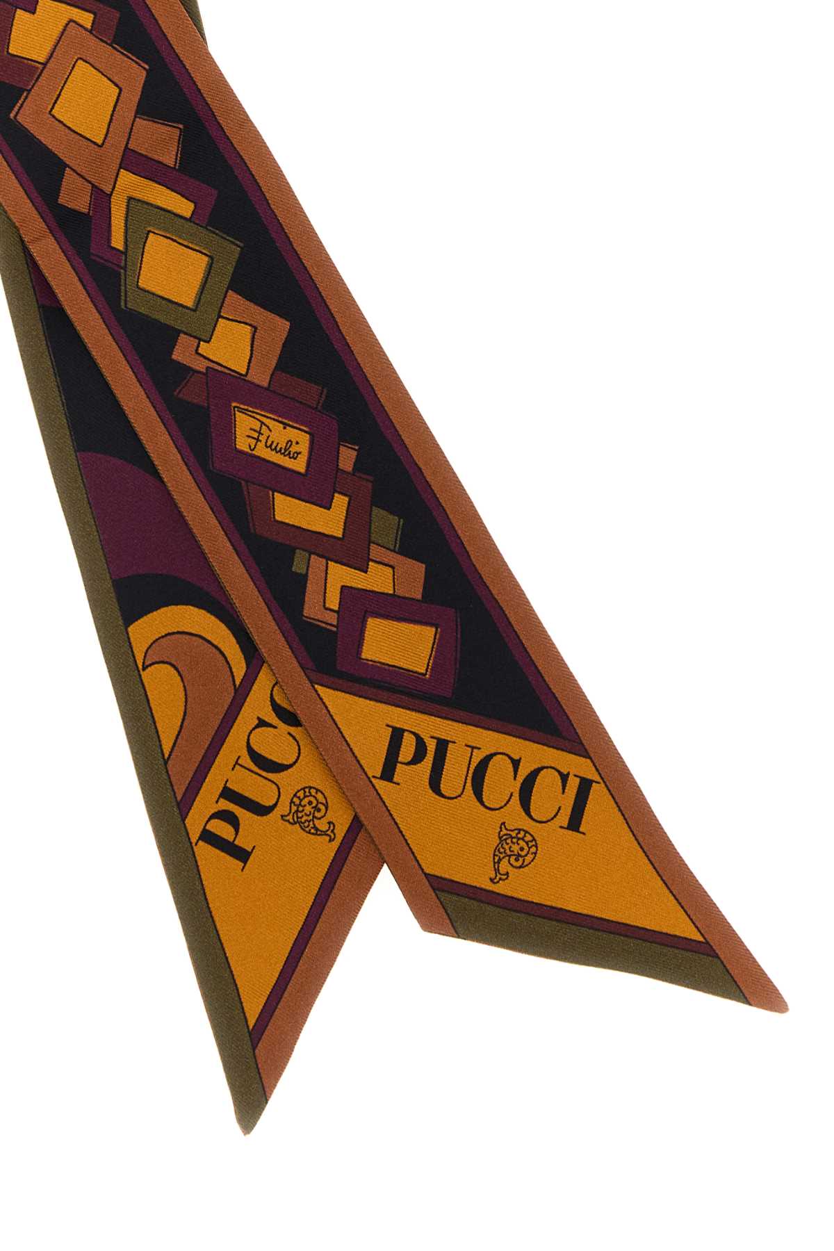 Emilio Pucci Women Printed Twill Foulard PUCCI