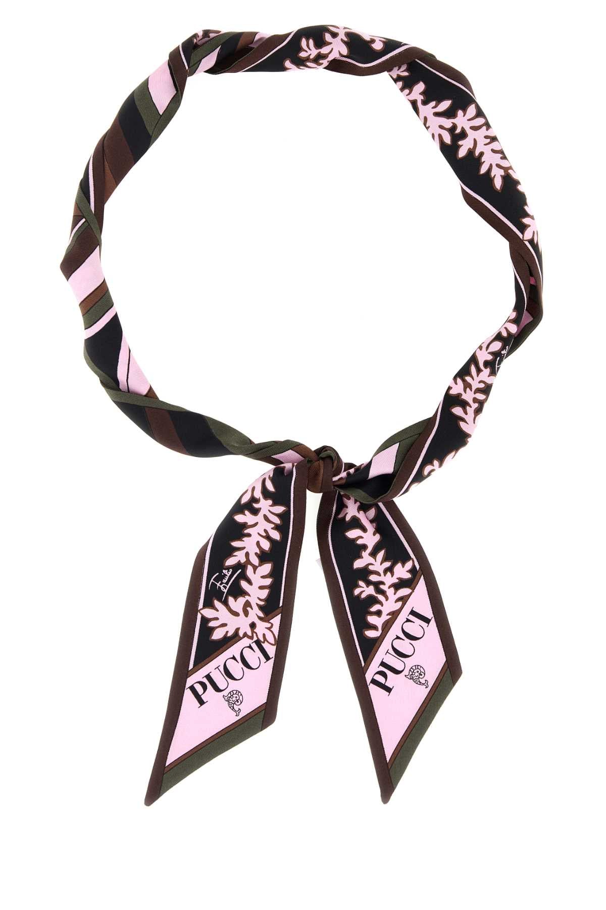 Emilio Pucci Women Printed Twill Foulard PUCCI