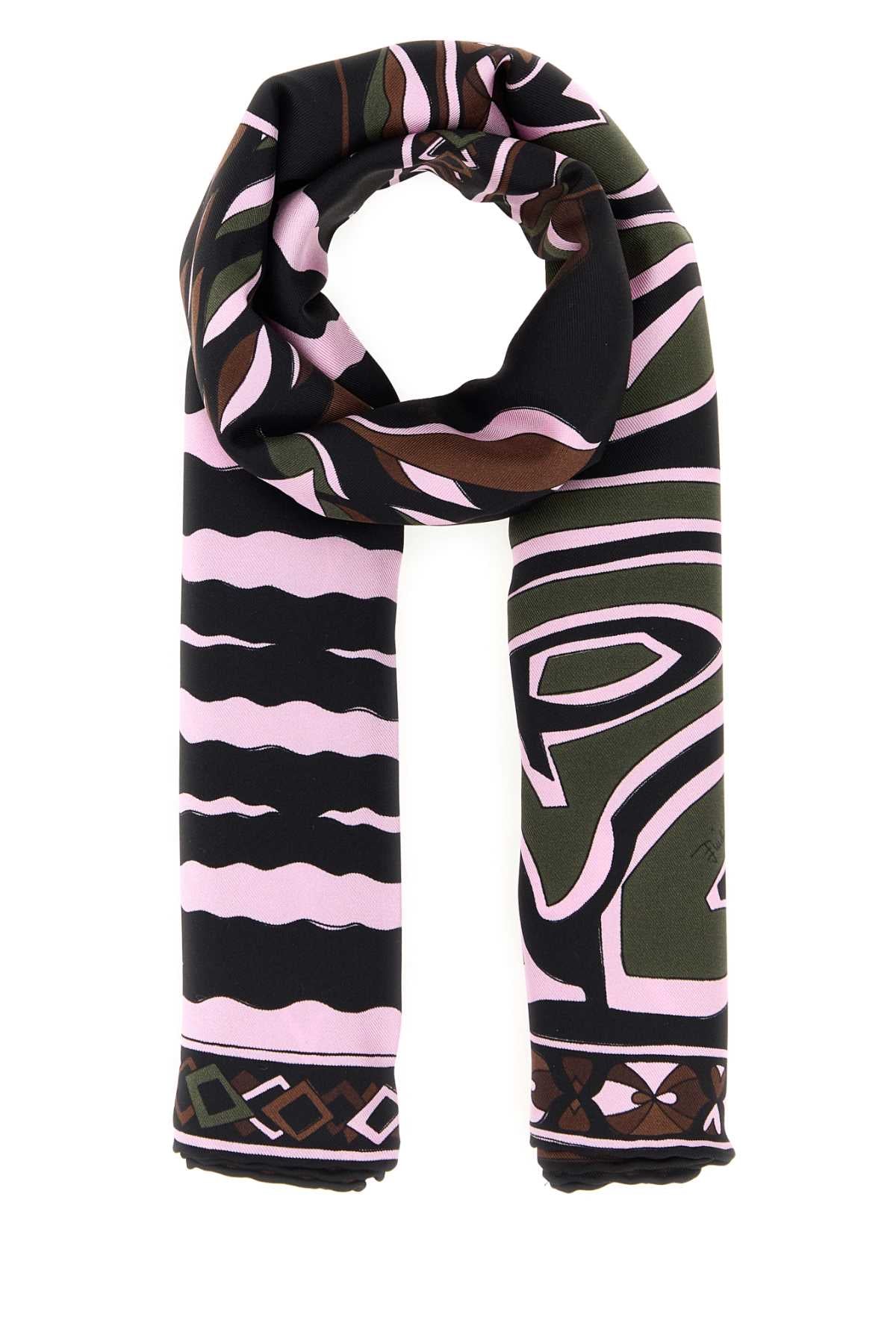 Emilio Pucci Women Printed Twill Foulard PUCCI