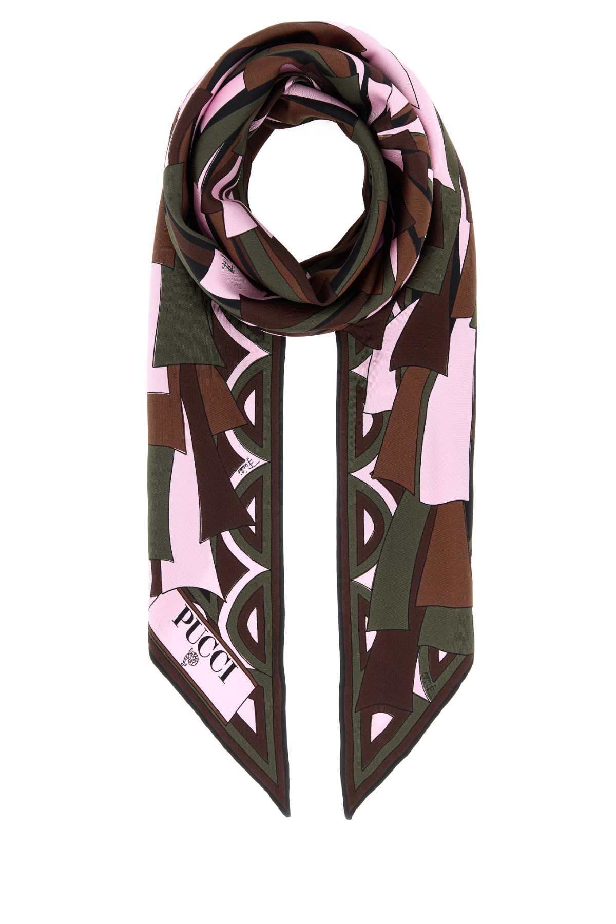 Emilio Pucci Women Printed Twill Foulard PUCCI