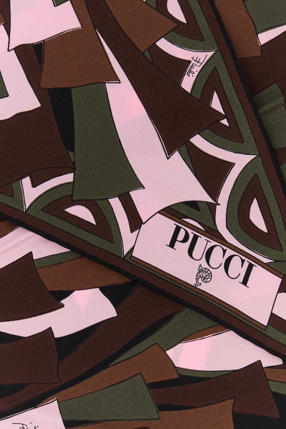 Emilio Pucci Women Printed Twill Foulard PUCCI