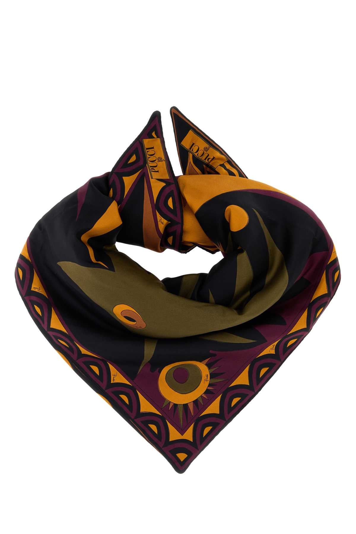 Emilio Pucci Women Printed Twill Foulard PUCCI
