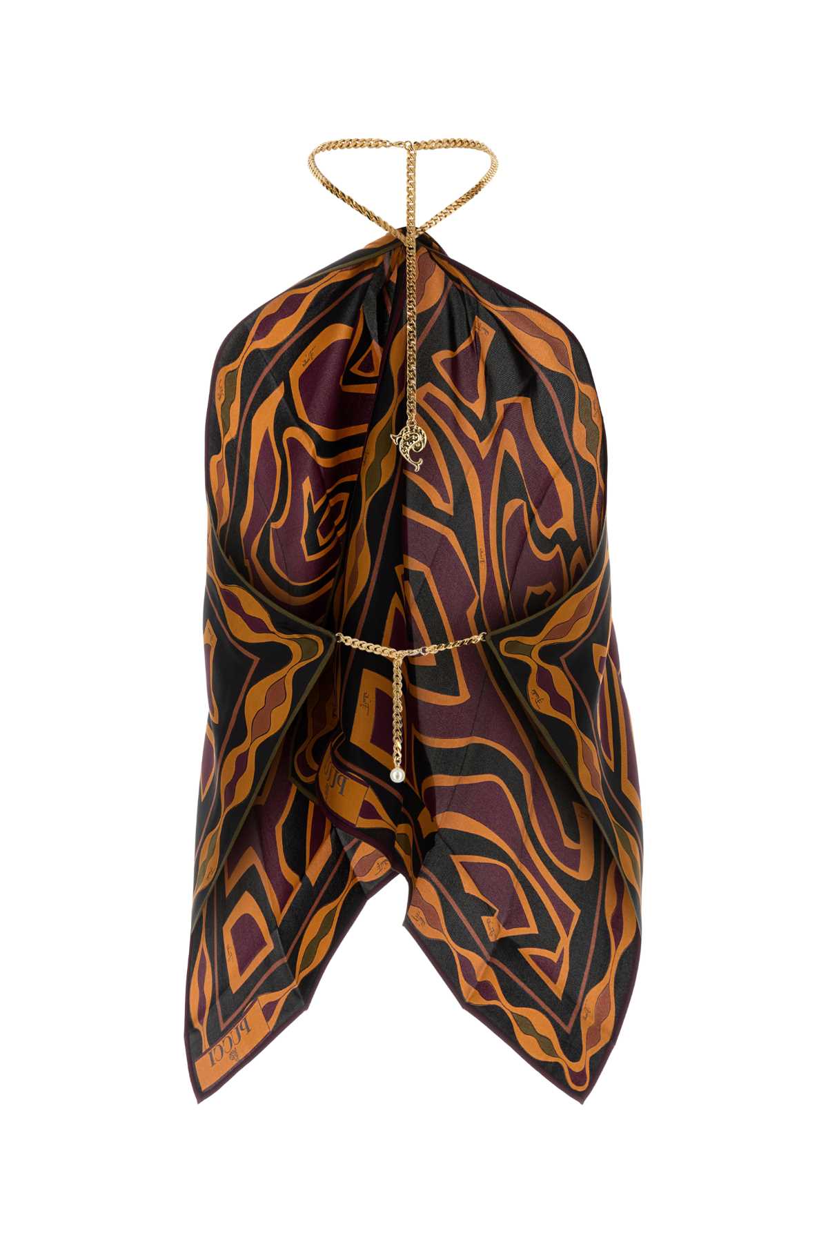 Emilio Pucci Women Printed Twill Top PUCCI