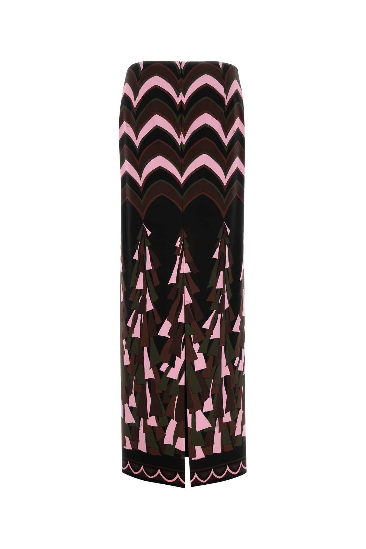 Emilio Pucci Women Printed Jersey Skirt PUCCI