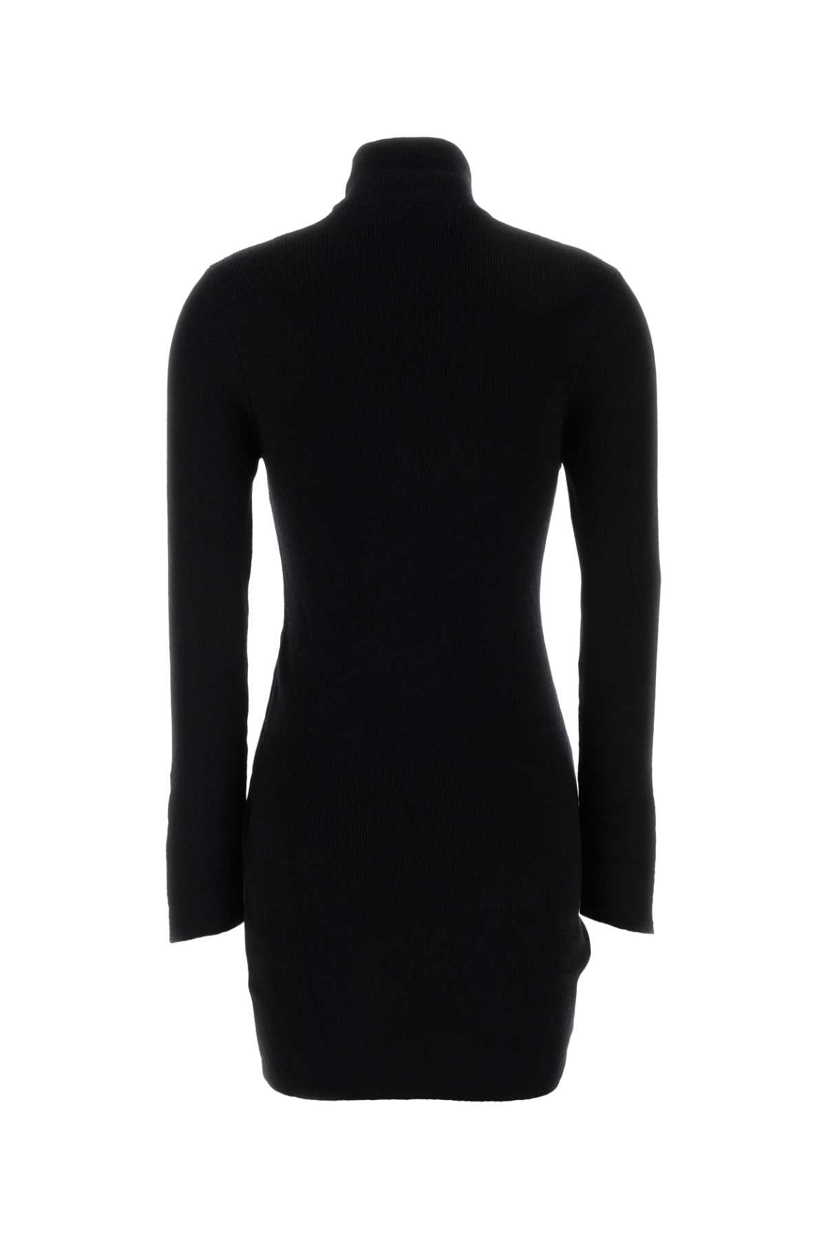 Giuseppe Di Morabito Women Black Wool Mini Dress GIUSEPPE DI MORABITO